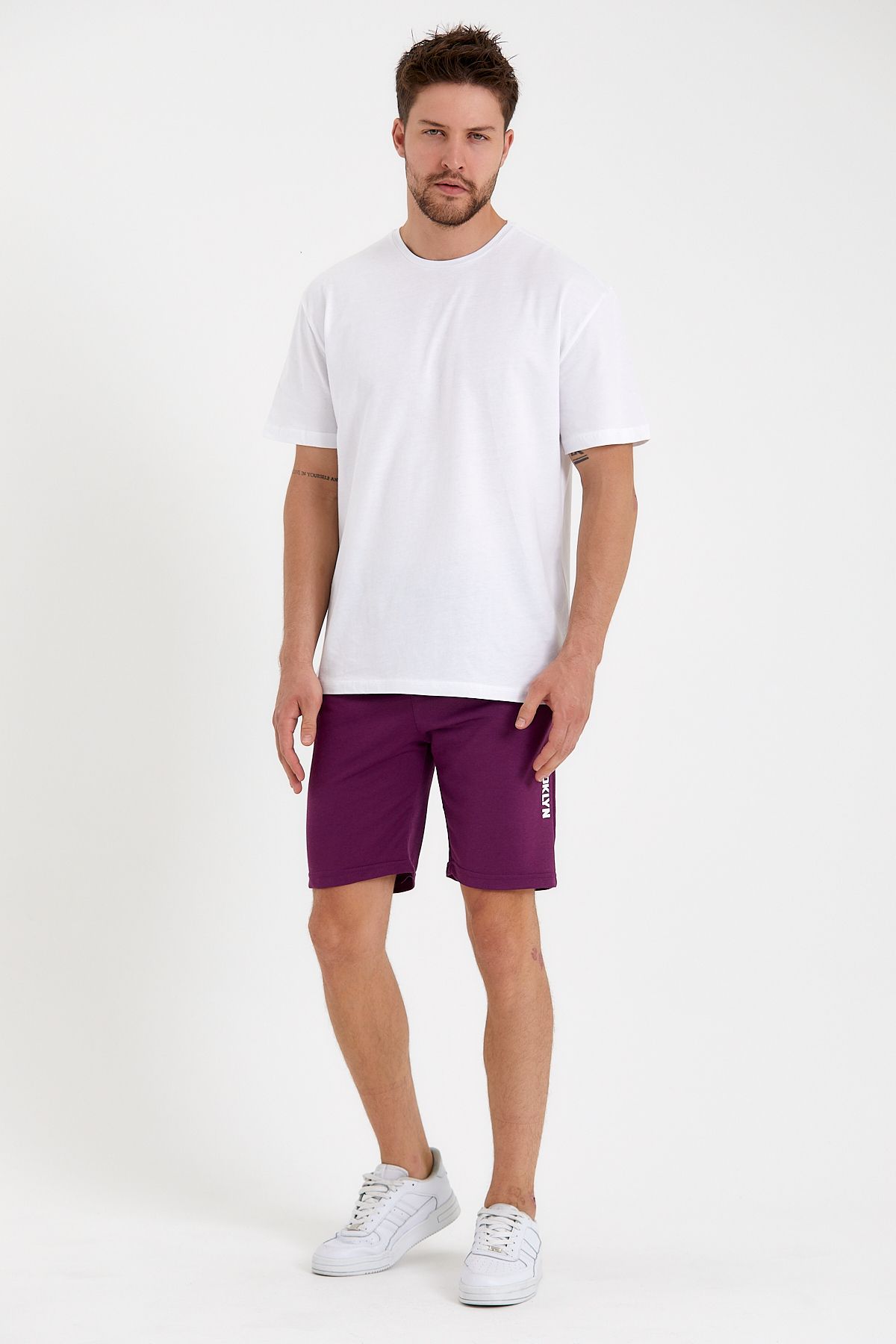 Superlife-Men's Regular Fit Brooklyn Printed Shorts Spr 208 4