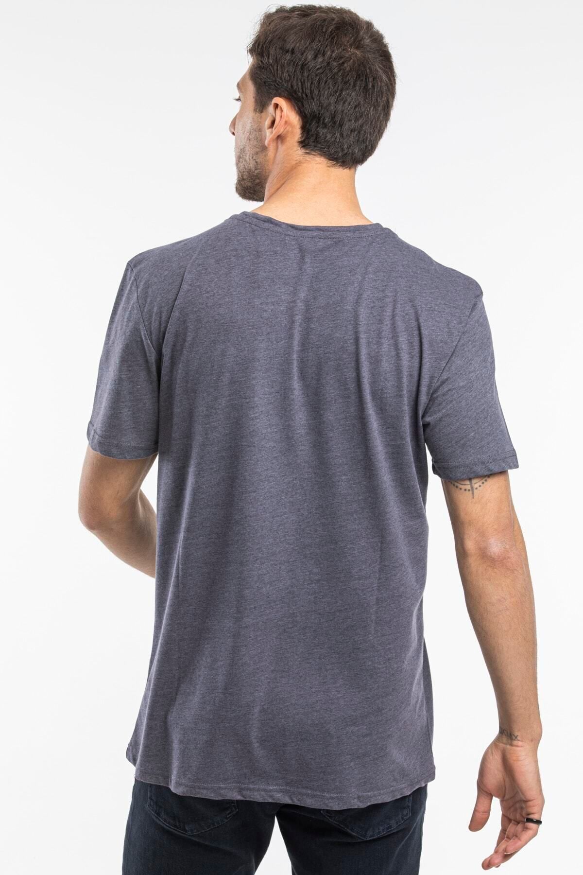 Superlife-Men's Crew Neck Slim Fit Brooklyn Printed T-Shirt Spr 266 5