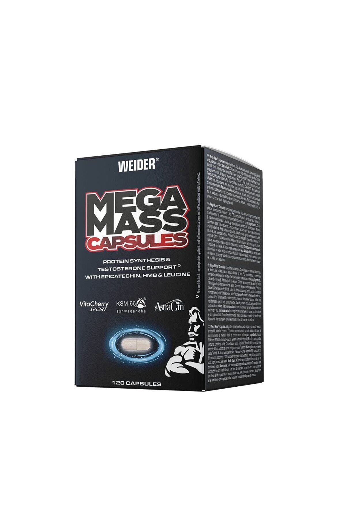 Weider Mega Mass Amino Complex Capsules – 120 caps