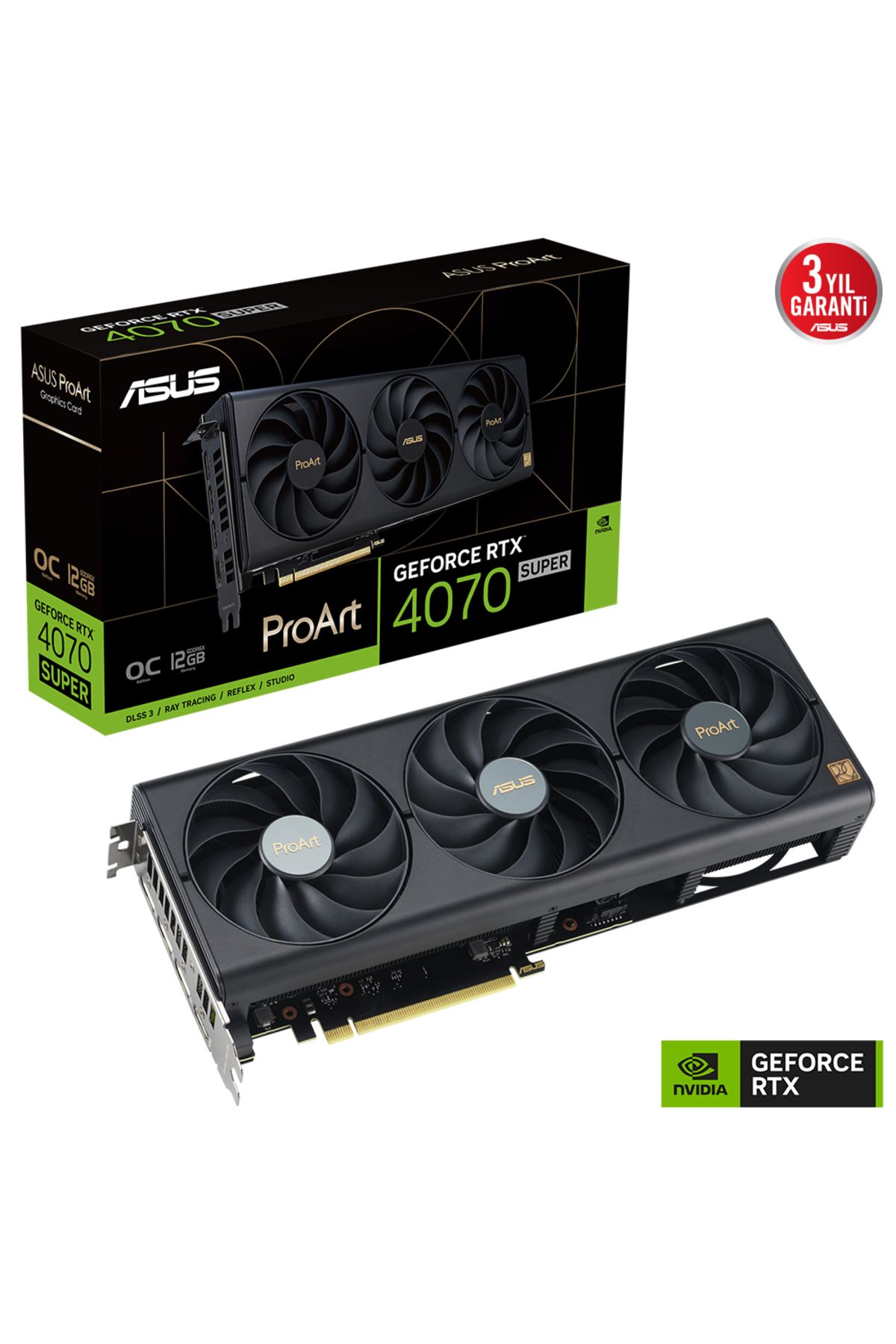 Hedef Market PROART-RTX4070S-O12G GDDR6X 192Bit DX12