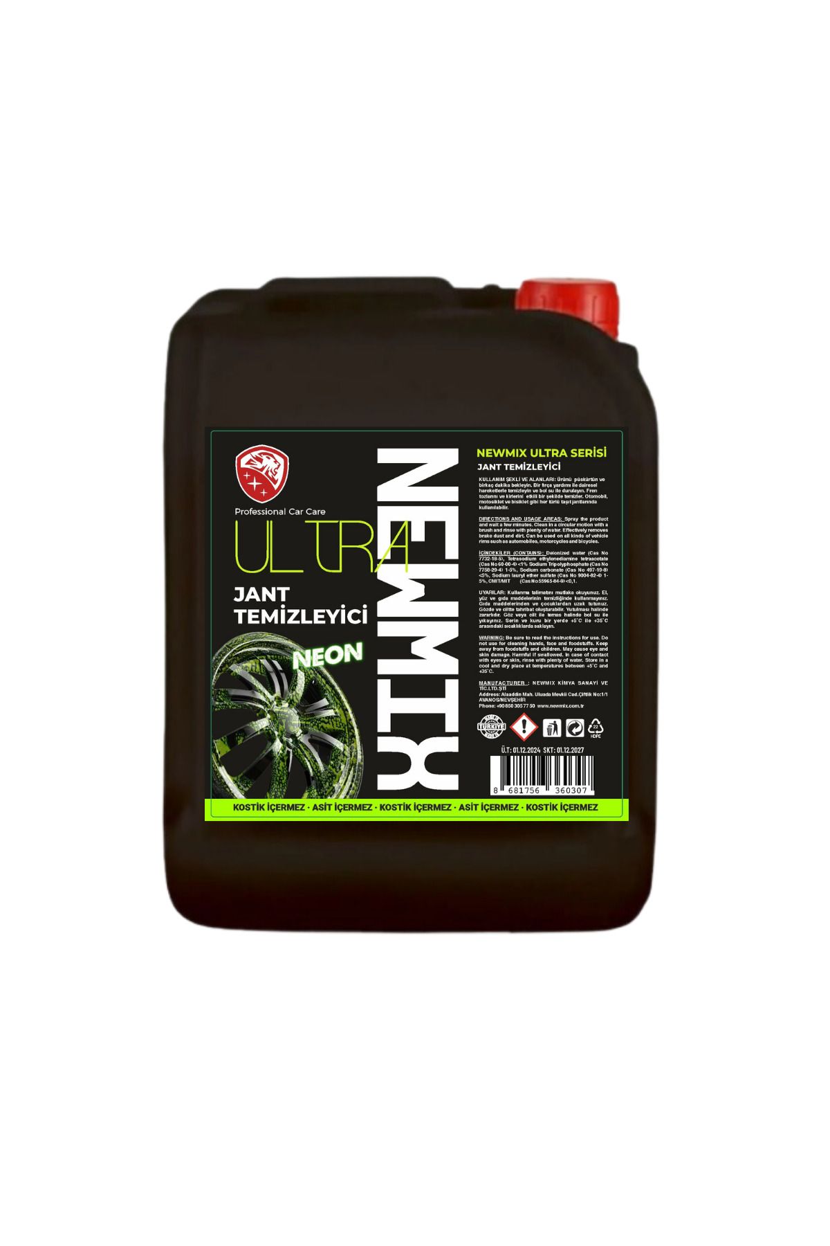 Neon Jant Temizleyici 5 Kg