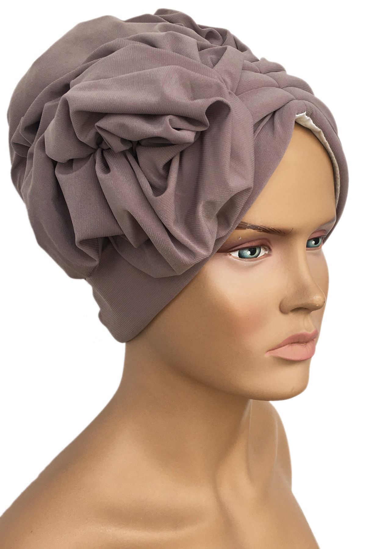 Vera-Turban gata de oase, elegant, floral, cusut, căptușit, nurcă 3