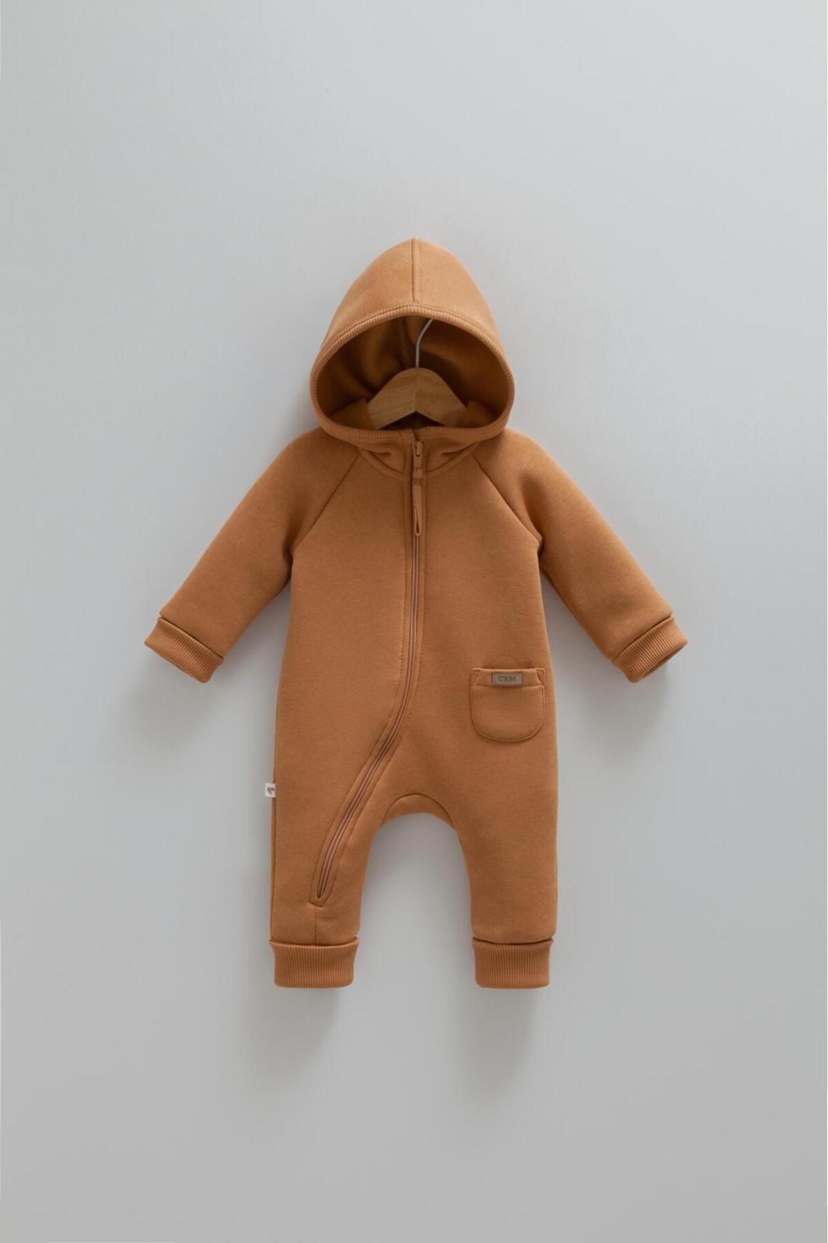 Caramell-3 String Raised Thick Baby Boy Jumpsuit 1