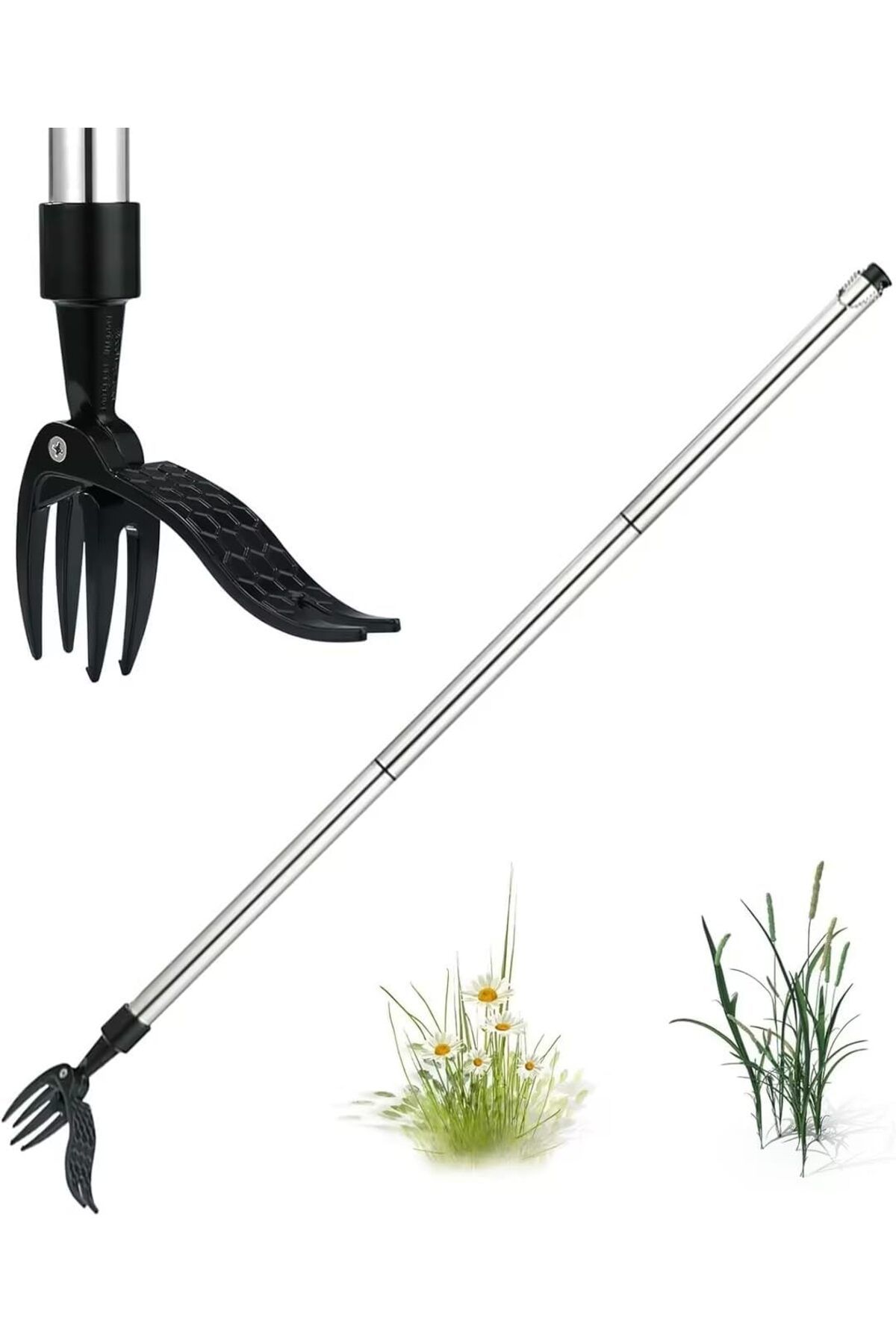 Arabest-Manual Weeder Weed Remover Tool, Weed Eater Stand up Weed Puller Tool 1
