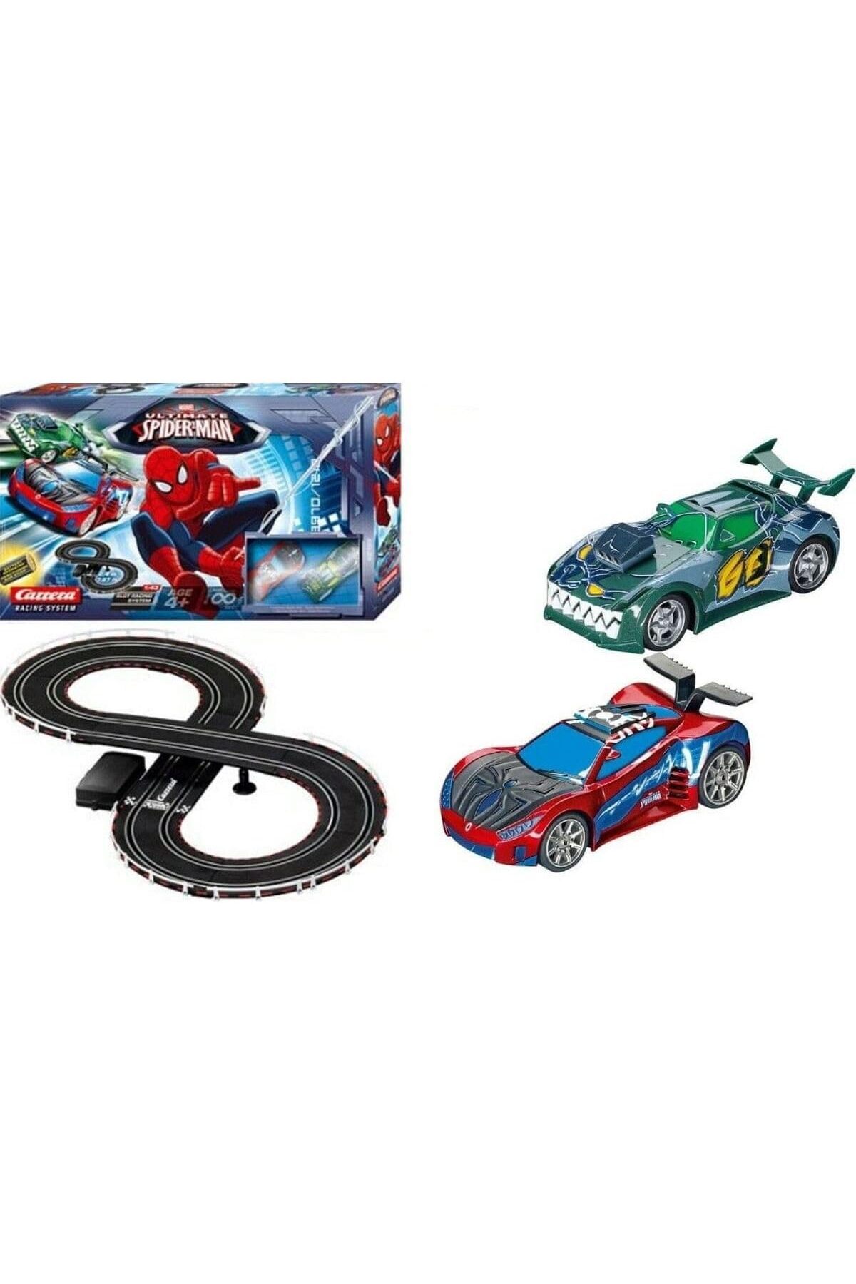 ماشین مسابقه‌ای ریل‌دار سال اول اسپایدرمن نهایی | ۴ سال | اسباب‌بازی مسابقه ماشین‌های مرد عنکبوتی | سرگرم‌کننده