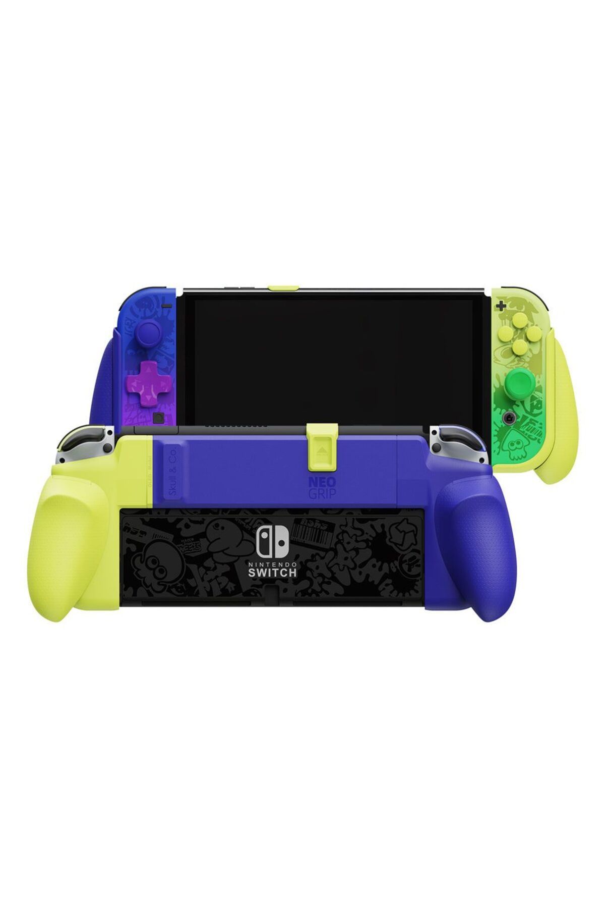 Skull & Co.-Nintendo Switch OLED NeoGrip Splatoon 3 1