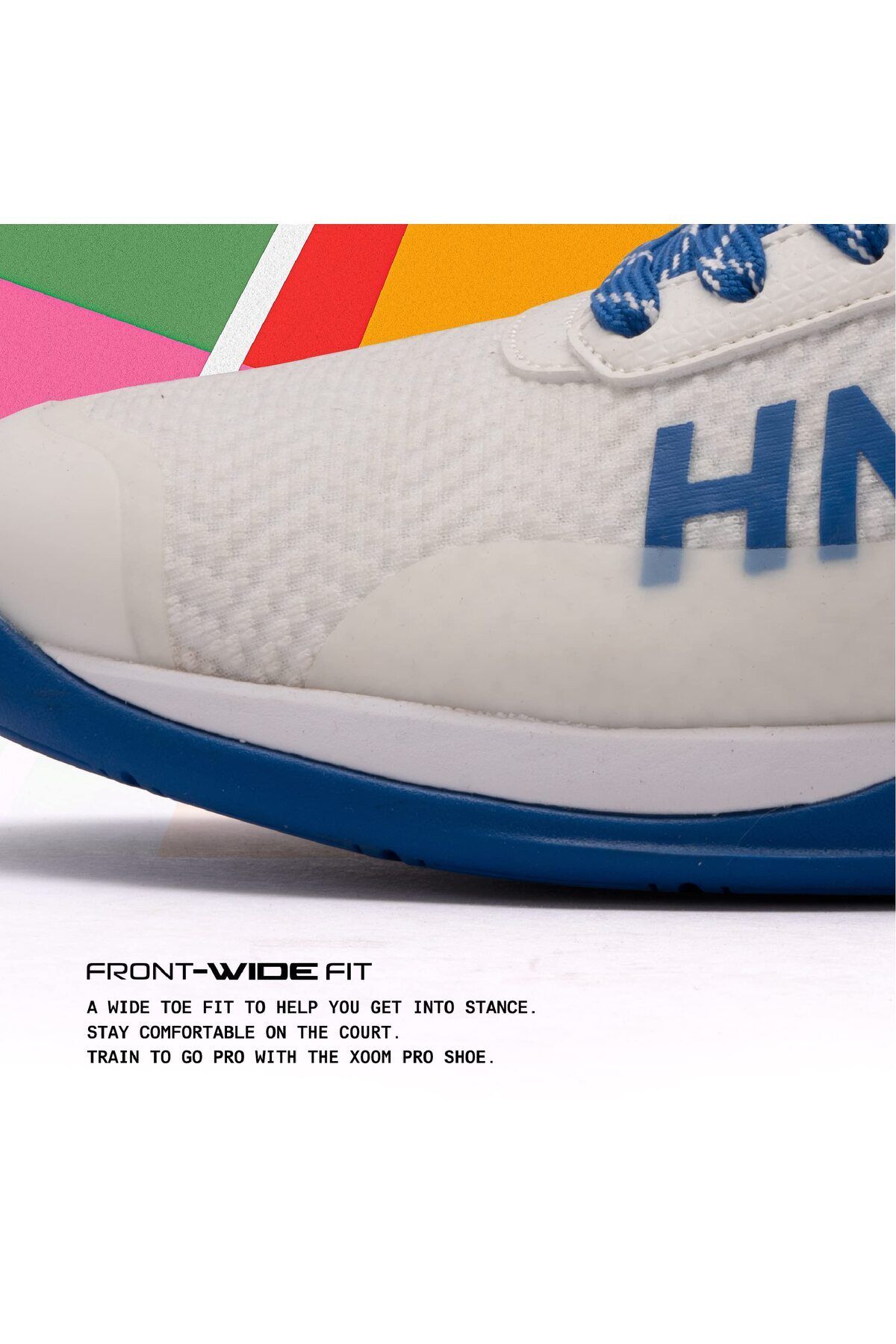 Hundred-Xoom Pro Badminton Shoes | White/blue | Professional Men’s Sports Shoes | Size Uk 7 6