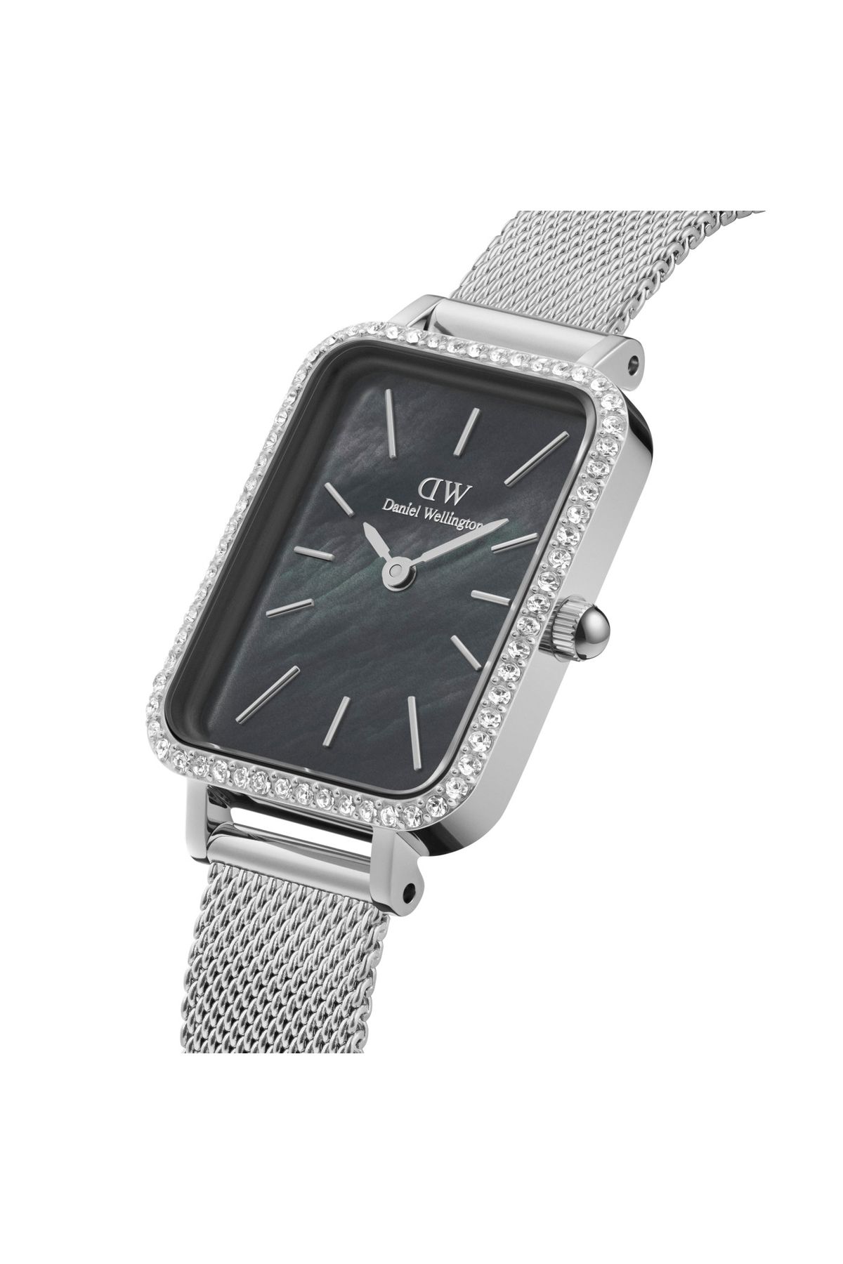 Daniel Wellington-Petite Quadro Damen Uhr Silber Dw00100667 3