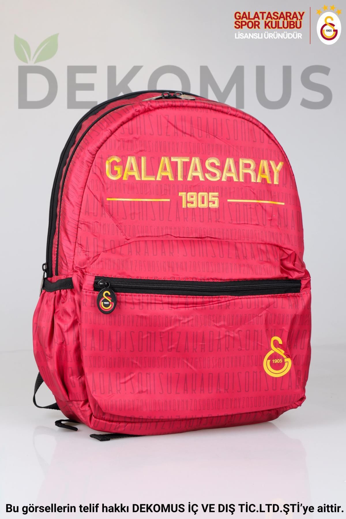 Galatasaray-Licensed School Bag, Pencil Bag, 700 ml Water Bottle Stationery Set 6