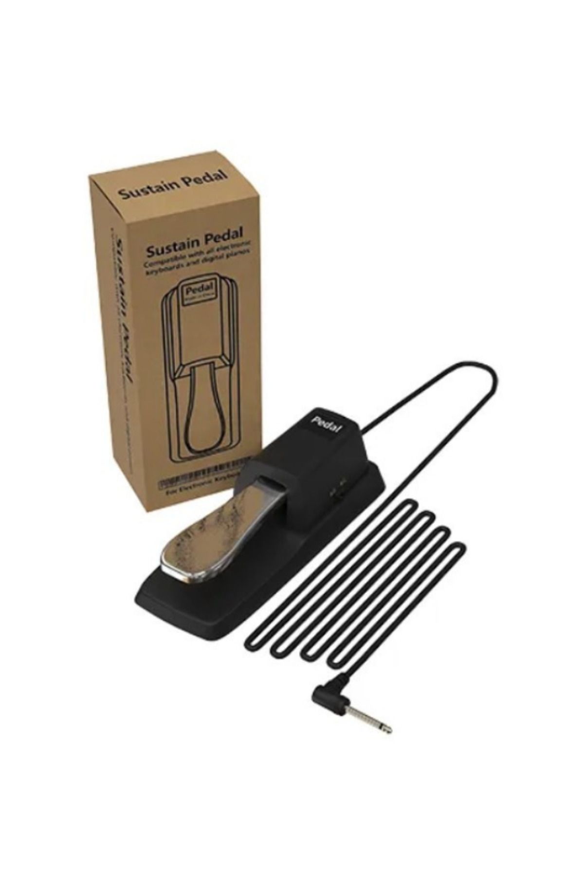 Bor SP-1 Sustain Pedal - Klavye Org - Dayanıklı Metal Sustain Pedalı