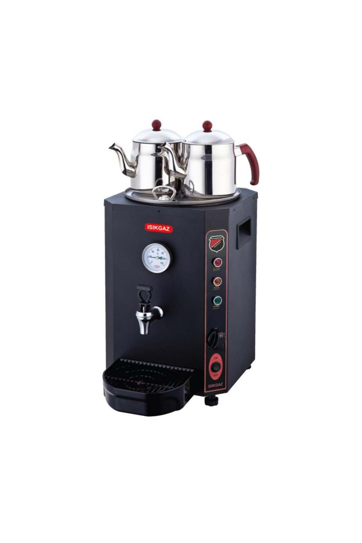 Işıkgaz Silverinox EL-01S 13 Lt Jumbo Çay Makinesi Renk:Siyah