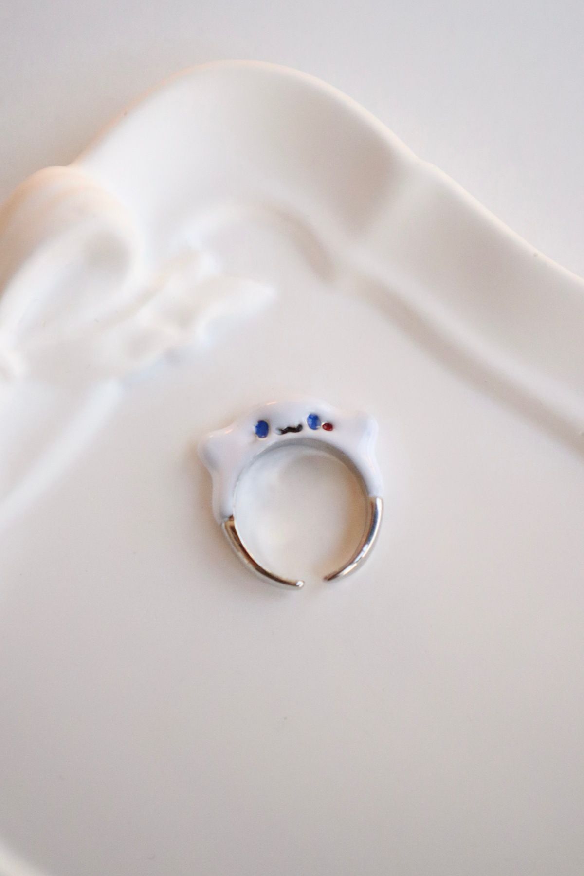 EFBUTİK-White Sanrio Cinnamoroll Ring 1