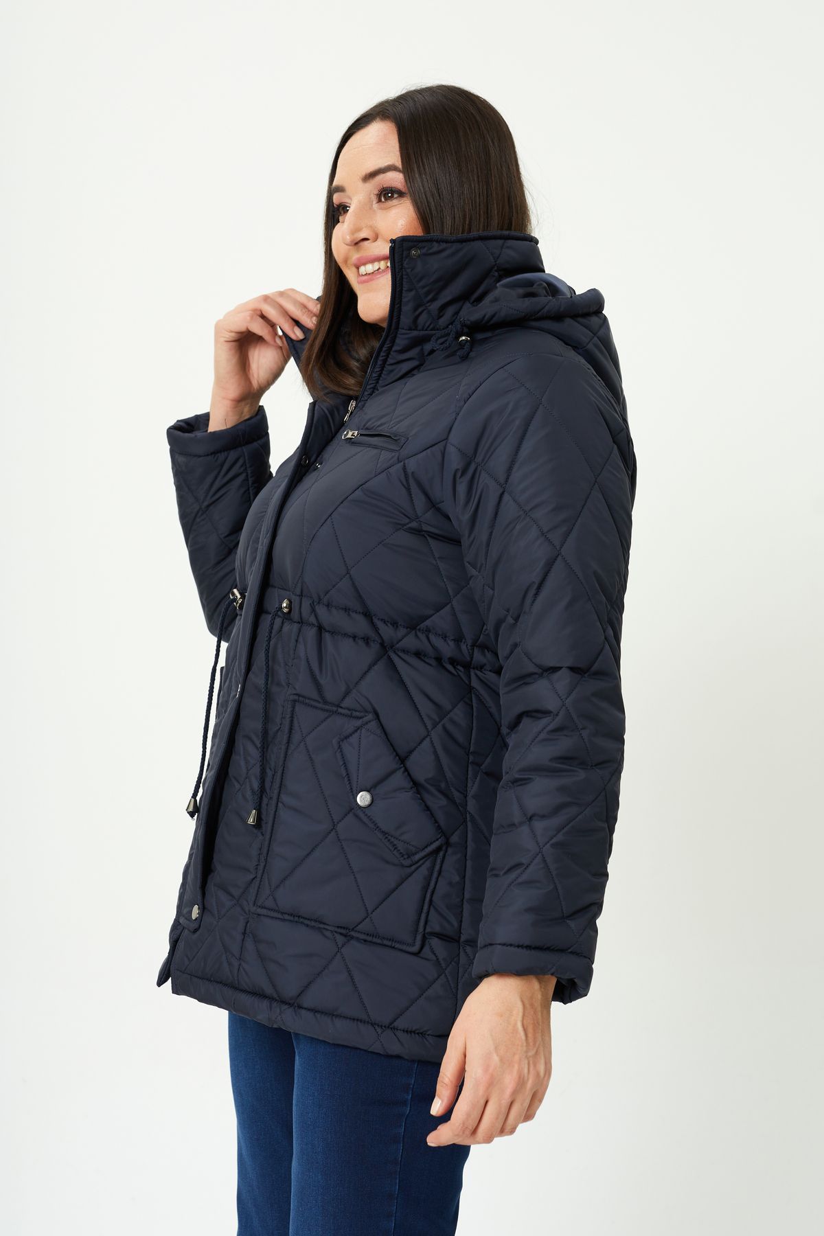 Brendon-Plus Size Winterjacket - Dark blue - Regular fit 3