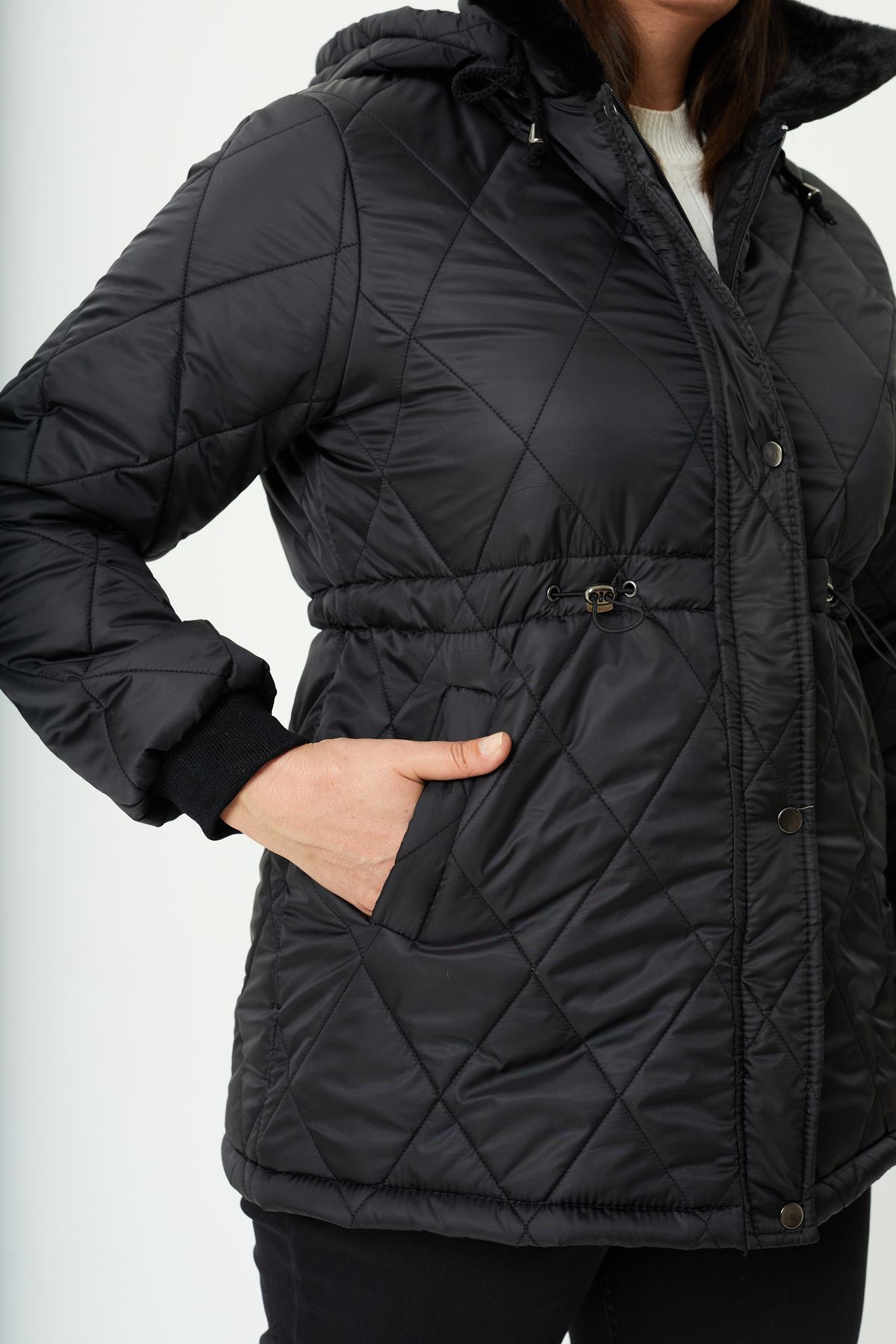 Brendon-Plus Size Winterjacket - Black - Regular fit 6