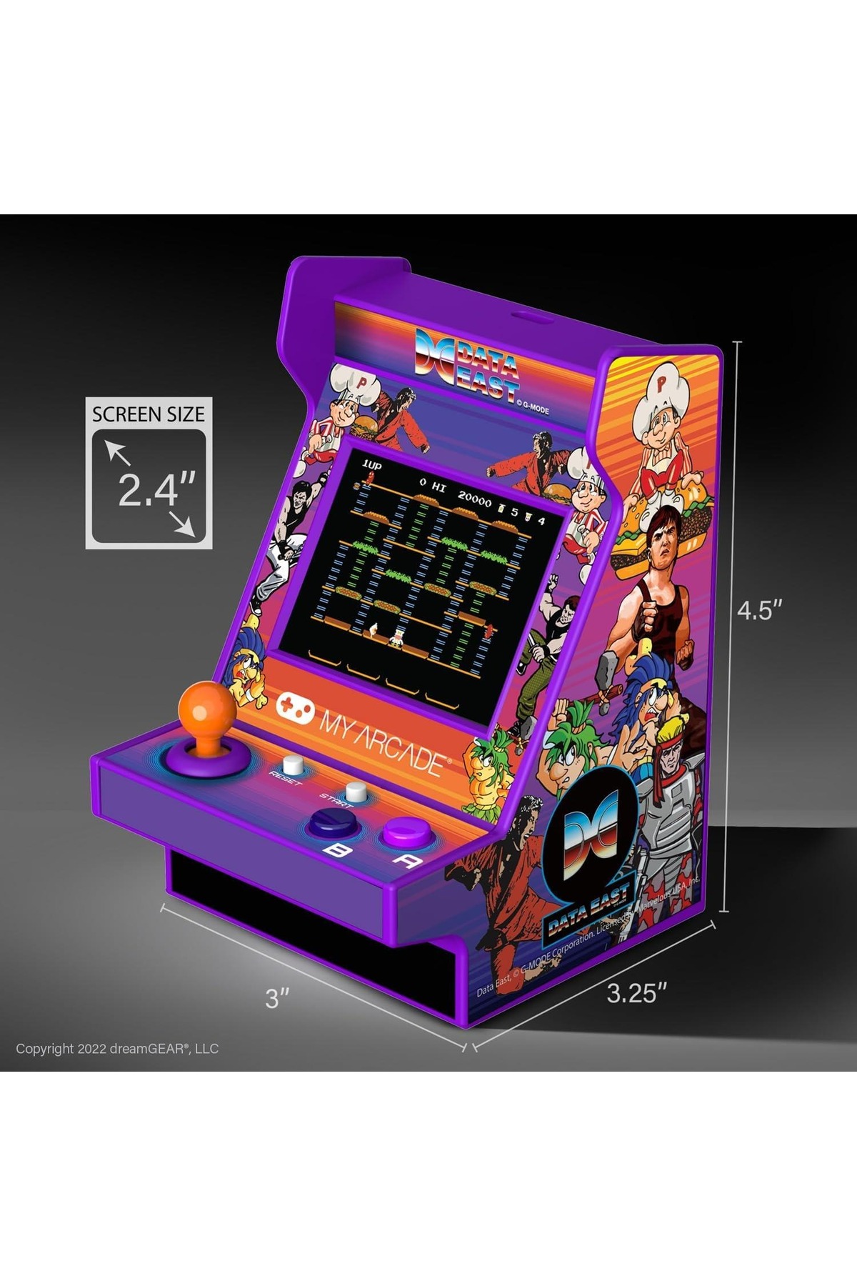 インンテリア　DATAEAST CLASSIC 　myアーケード My Arcade Data East Hits Mini Arcade Makinesi - Nano Player Masa