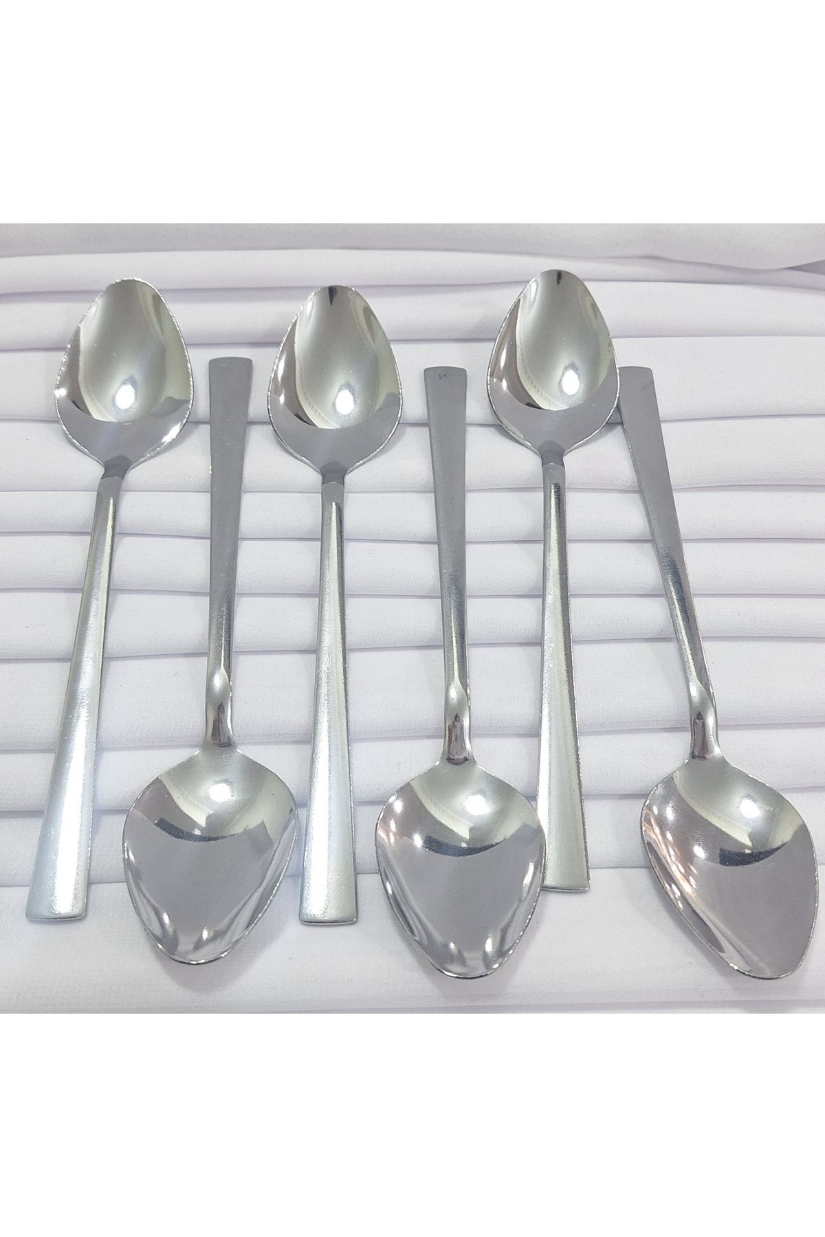 JANRA WORLD-Diamond 6 Pieces Sticks Model Dessert Spoon 3