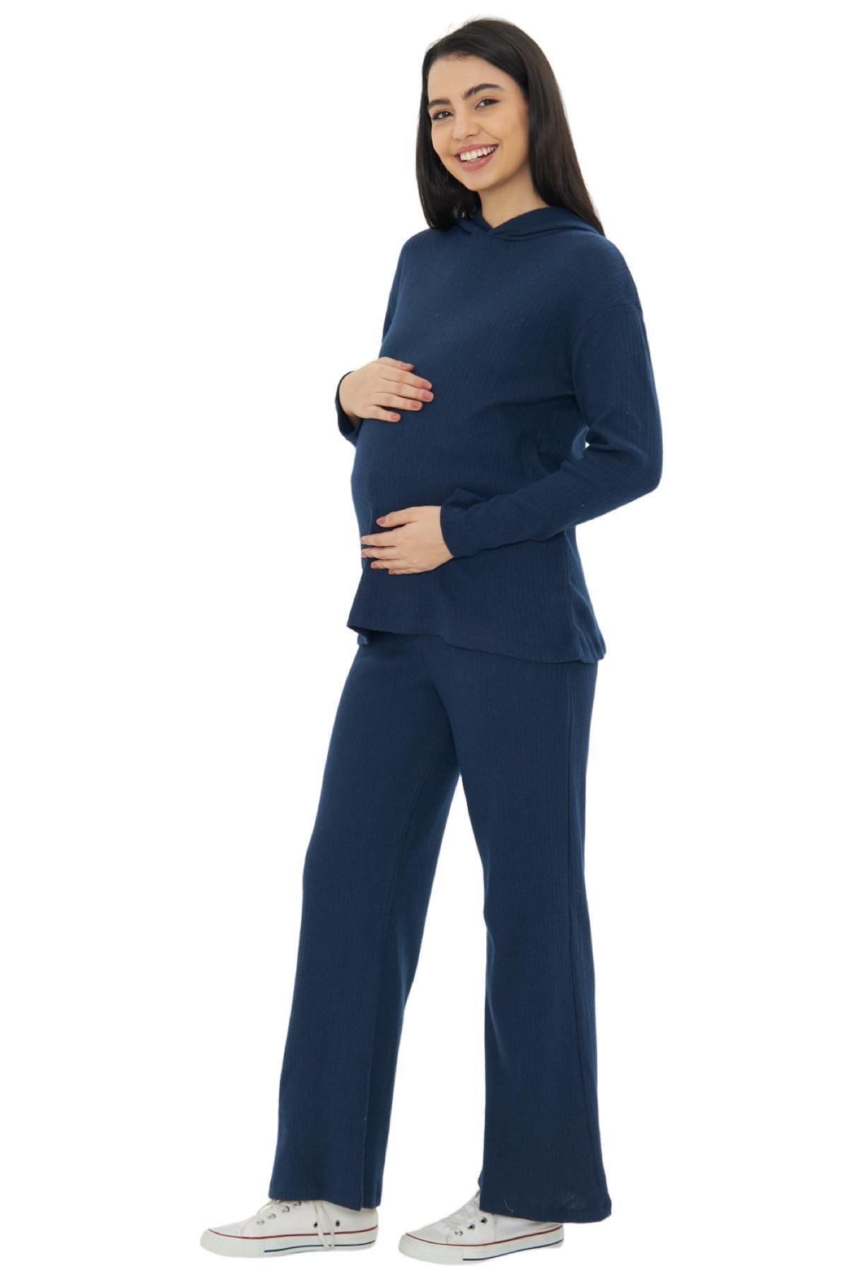 Luvmabelly-- Myra9610 - Knitted Maternity Bottom Top Set 2