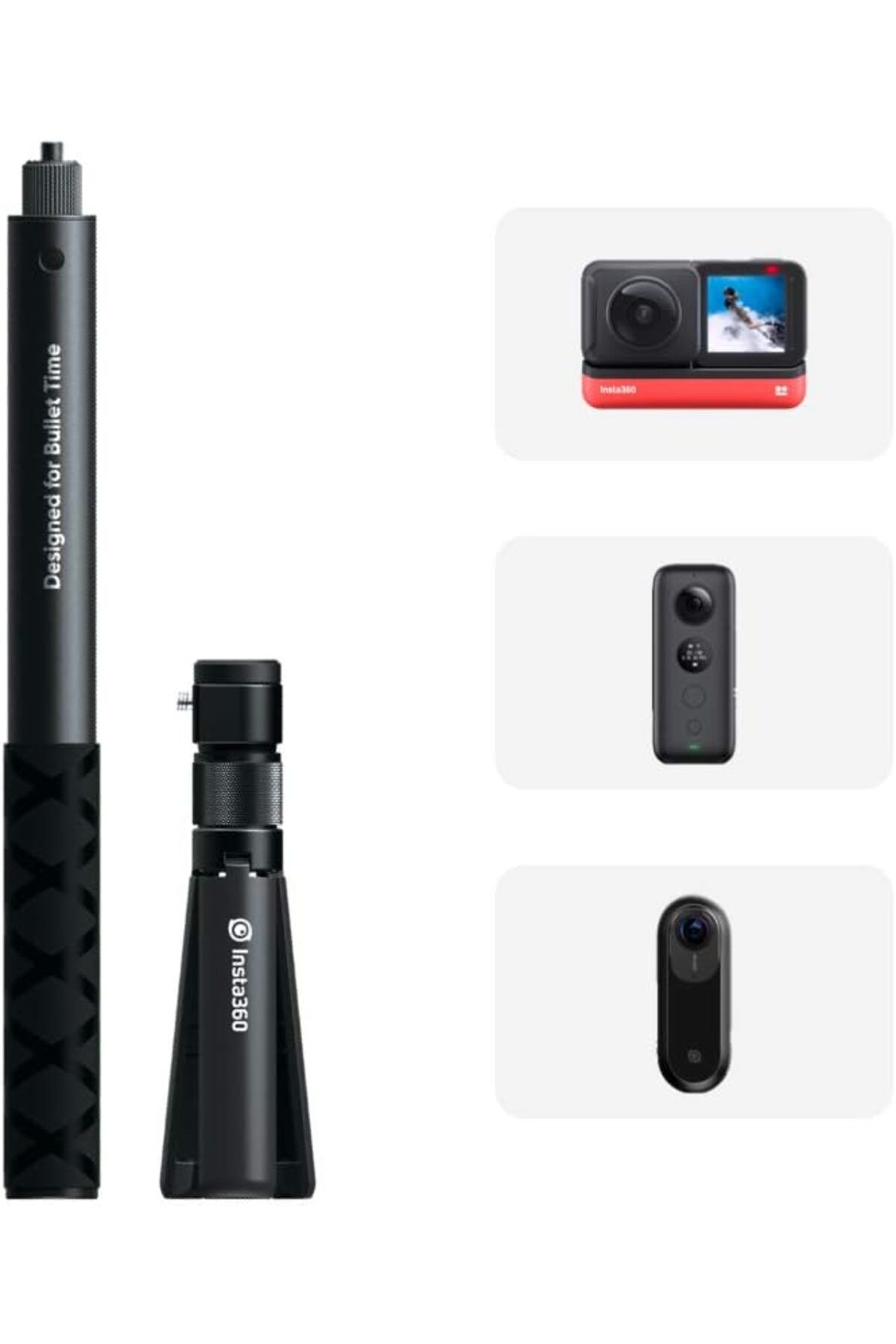 Insta360-ONE X Bullet Time Bundle/Accessories Tripod Time CINGBTH/B 4