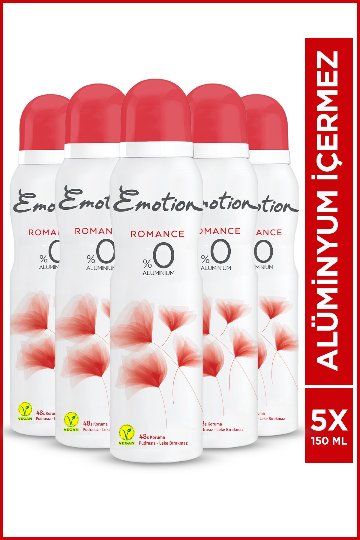 دئودورانت زنانه رمانس 5*150 میلی لیتر Emotion