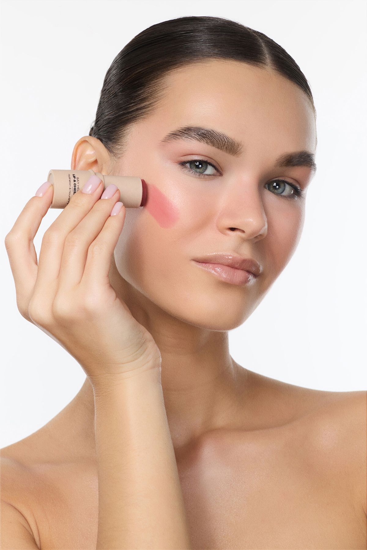 Trendyolmilla Beauty-Mit Jojobaöl – Cherry Bomb Lip und Cheek mit farbigen Lippen und Wangen-Details TKZAW25LK00001 5