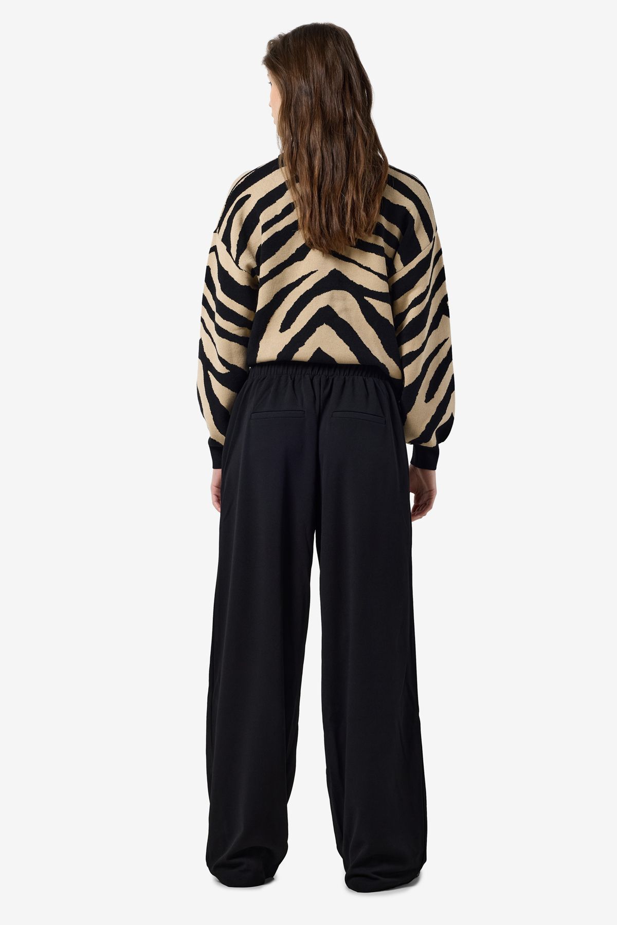 Noisy May-NMBOB - Elastic Wide Leg JRS Noos 6