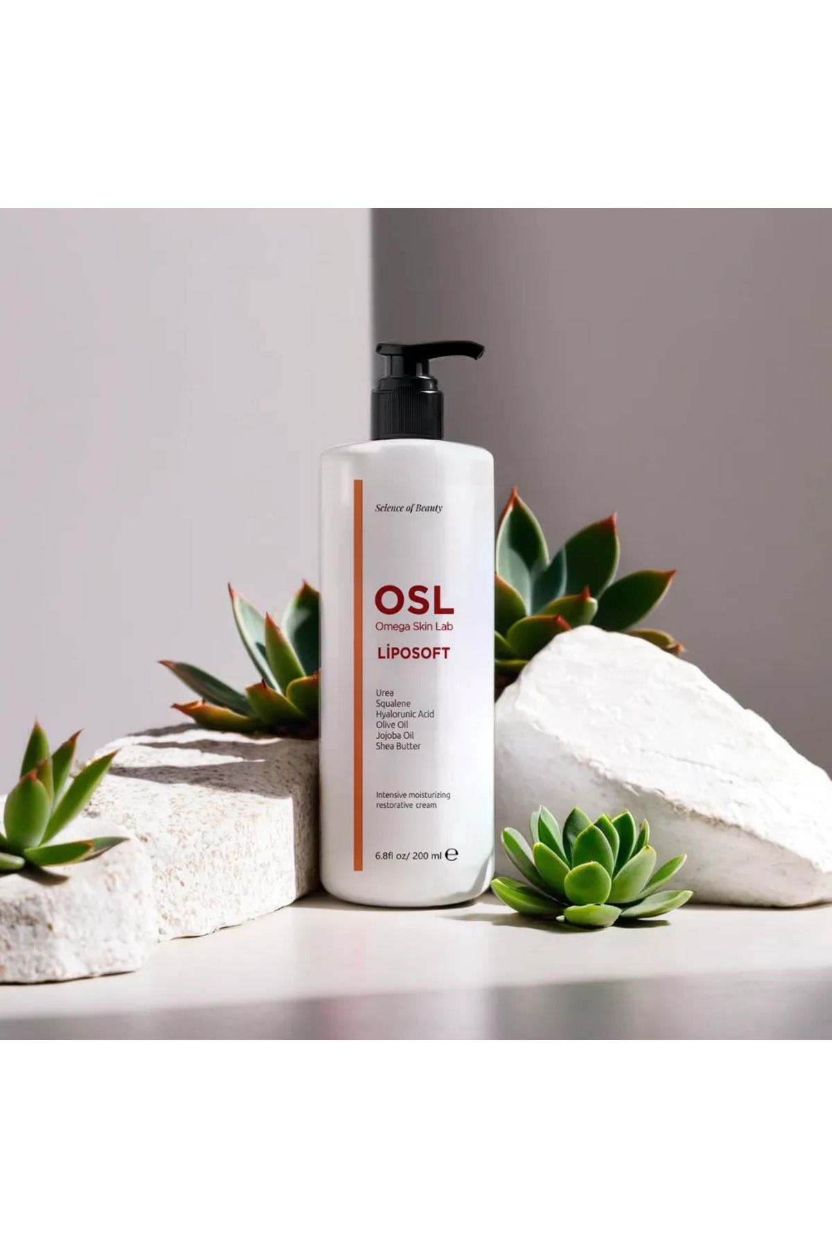 OSL Omega Skin Lab-OSL Liposoft Creme 200 ml: Sanfte Hautpflege, Feuchtigkeitscreme fürs Gesicht und Körperlotion für normale und empfindliche Haut 5