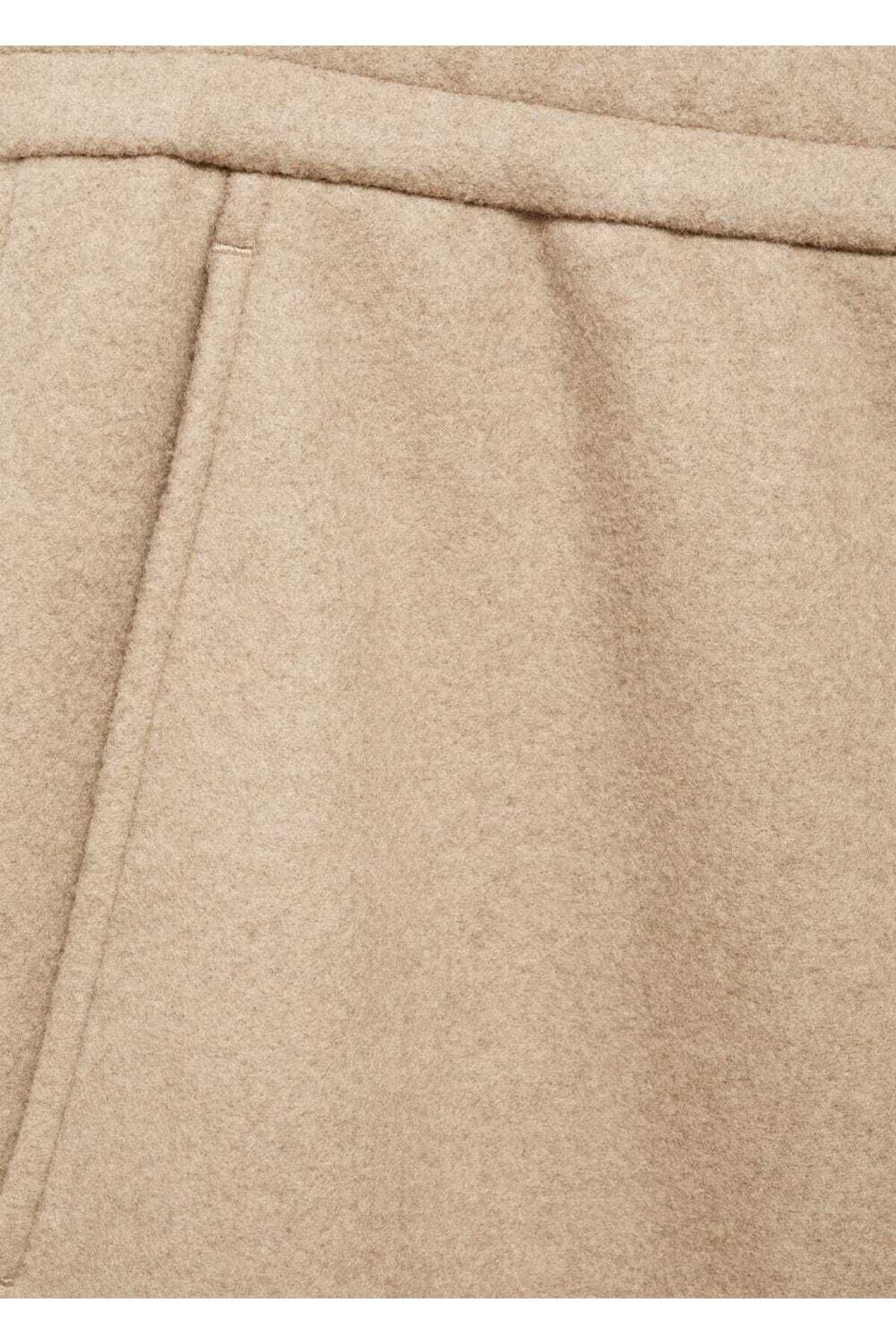 MANGO Man-Jogger Pants with Flannel Drawstring 6