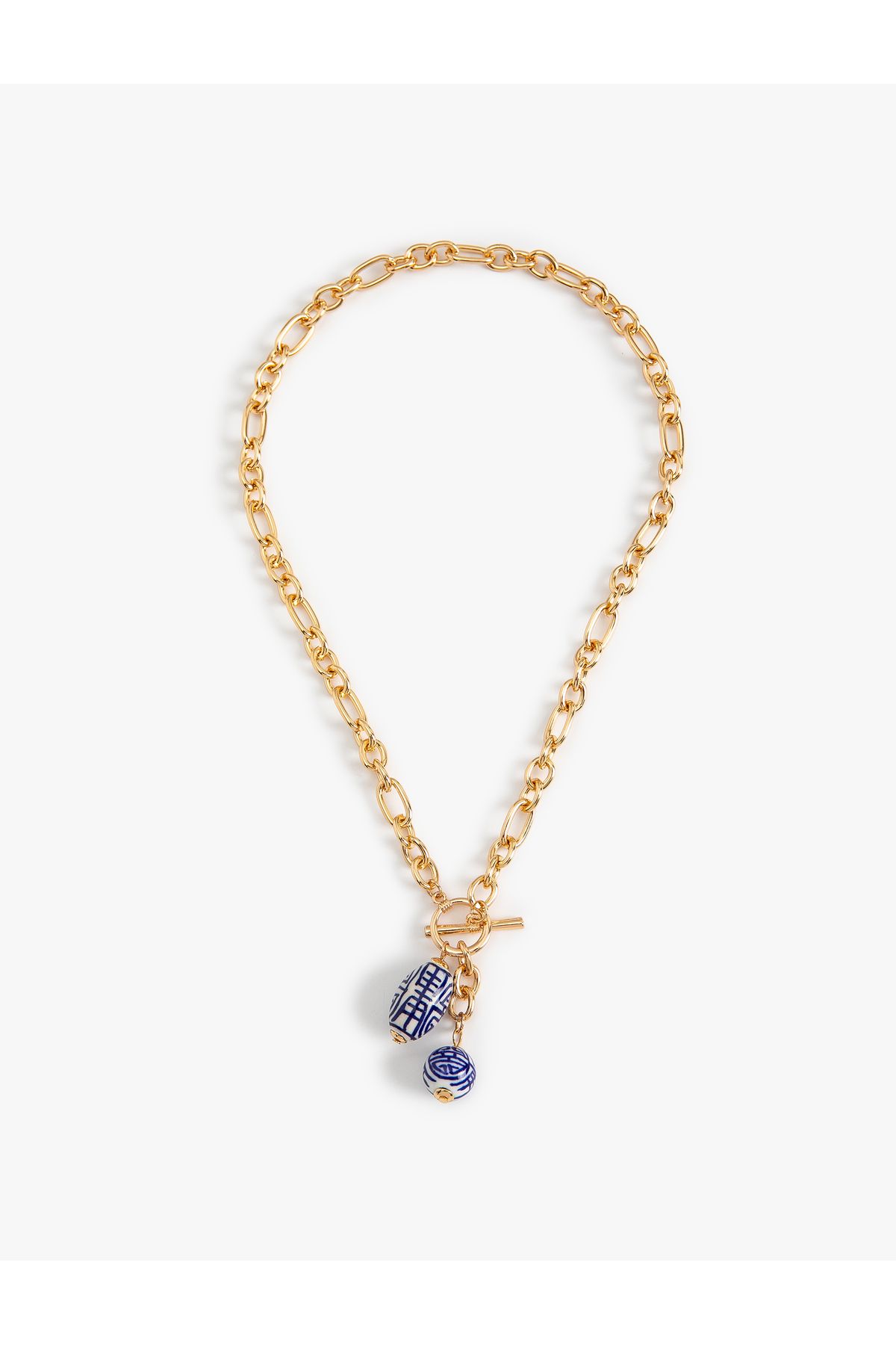 Koton-Beaded Detailed Chain Necklace 1