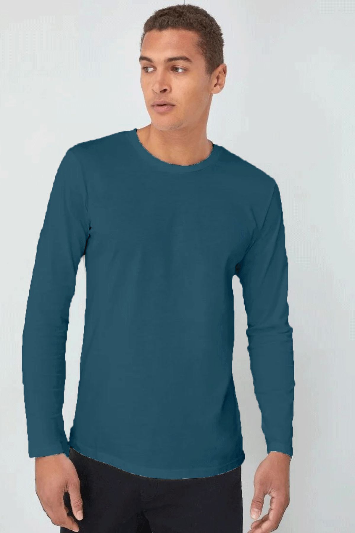 Superlife-Men's Long Sleeve Crew Neck T-shirt - Spr24ts41 2