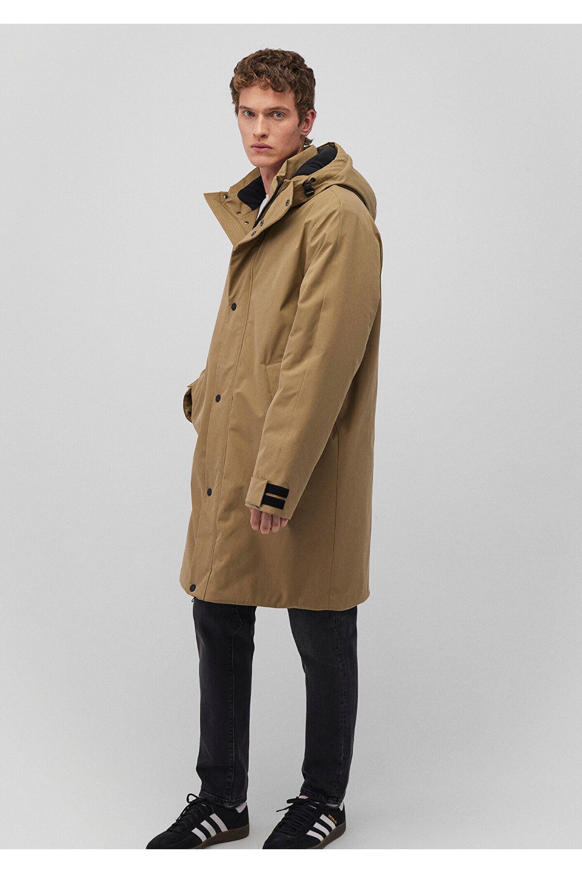 Mavi-Brown Hooded Parka - Loose Fit 0110471 -70377 2