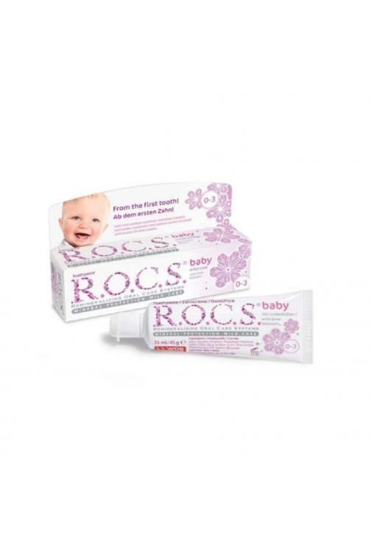 Easy Tedarik R.O.C.S.Baby Diş Macunu 35ml 0-3 Yaş Ihlamur