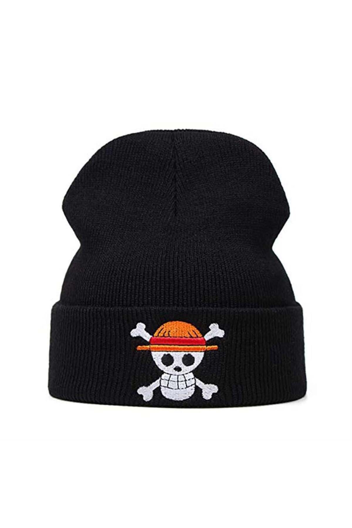 Köstebek-Anime One Piece Logo Black Beret 1