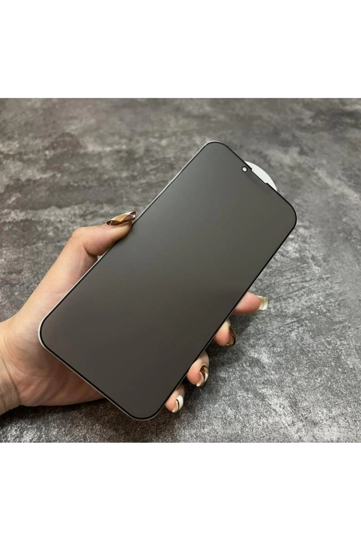 BlitzPower-iPhone 15 Pro Max Compatible Privacy Matte Ghost Nano Screen Protector 4
