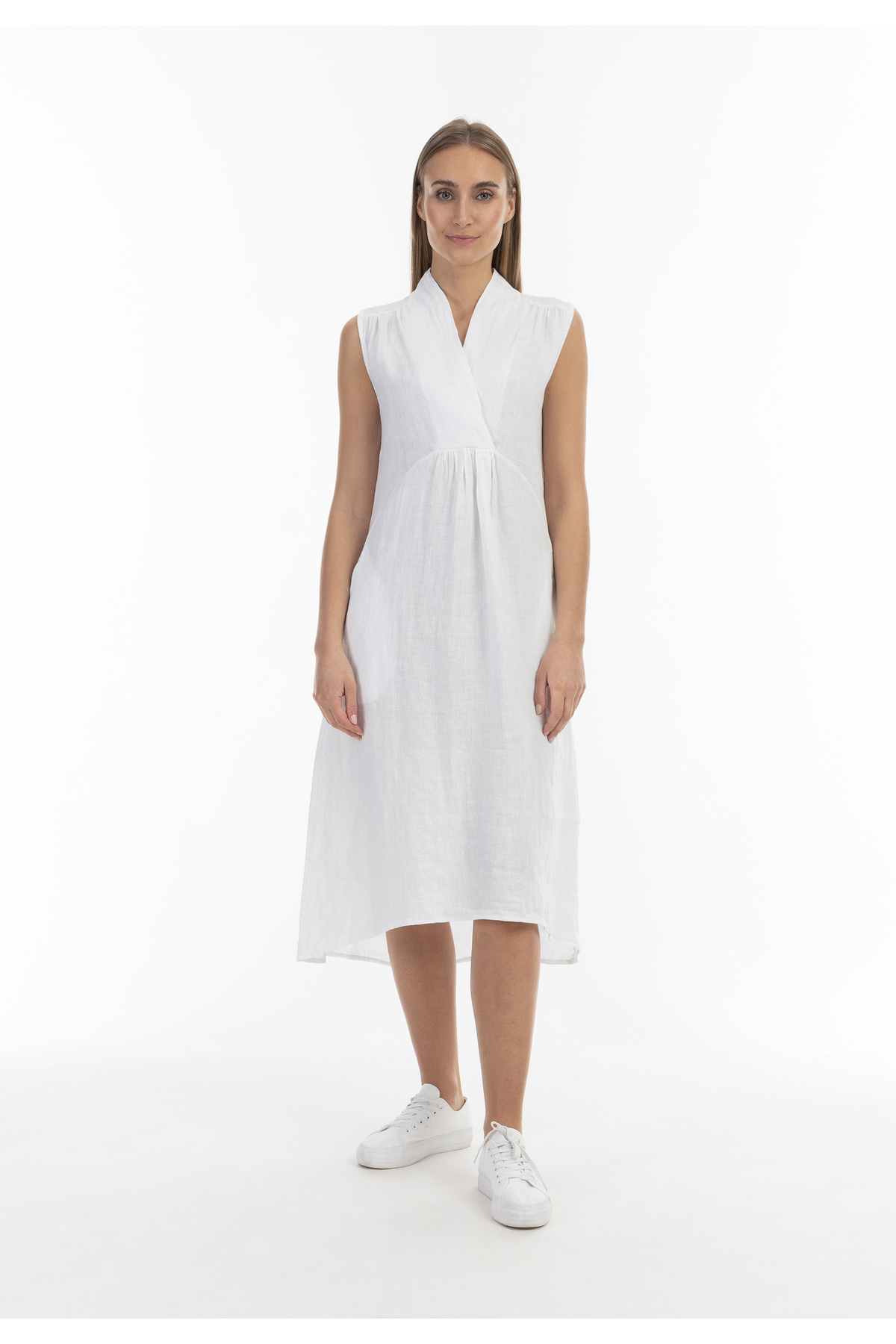 RISA-Midikleid aus Leinen 1