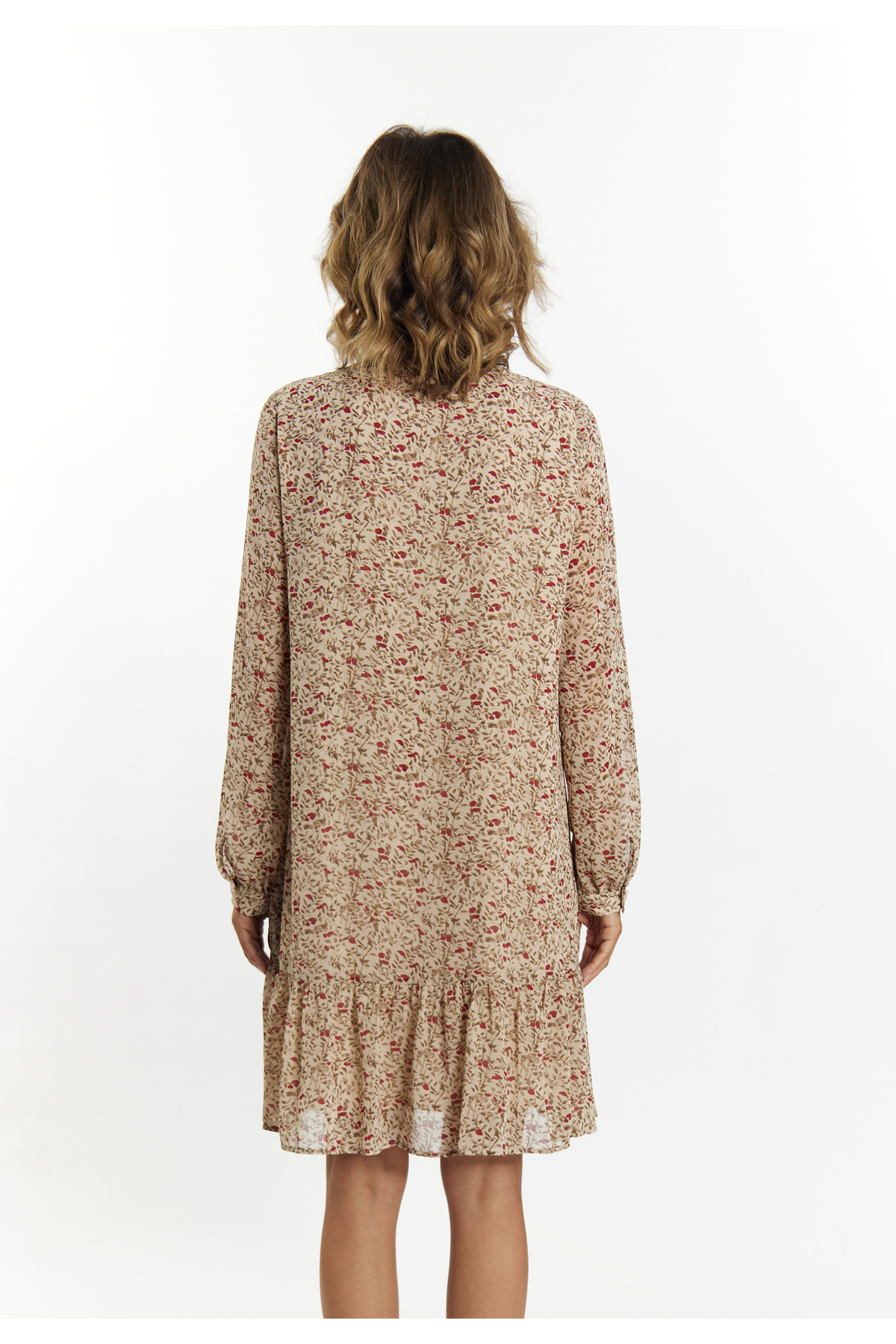 USHA-Midikleid mit floralem Print 4