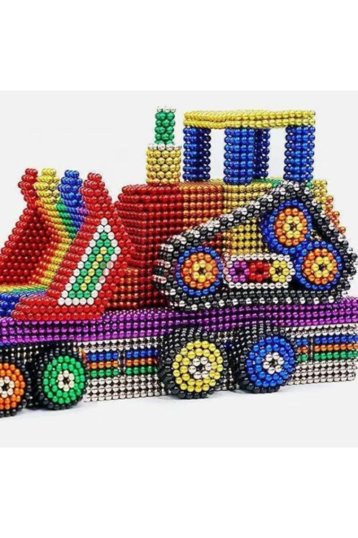 ALFAGİFT 6 Renkli Mıknatıslı Küp 5mm- 216 Adet Manyetik Toplar, Bilyeler Ve Boncuklar, Stres Oyuncağı fotoğrafı 7 (önizleme)