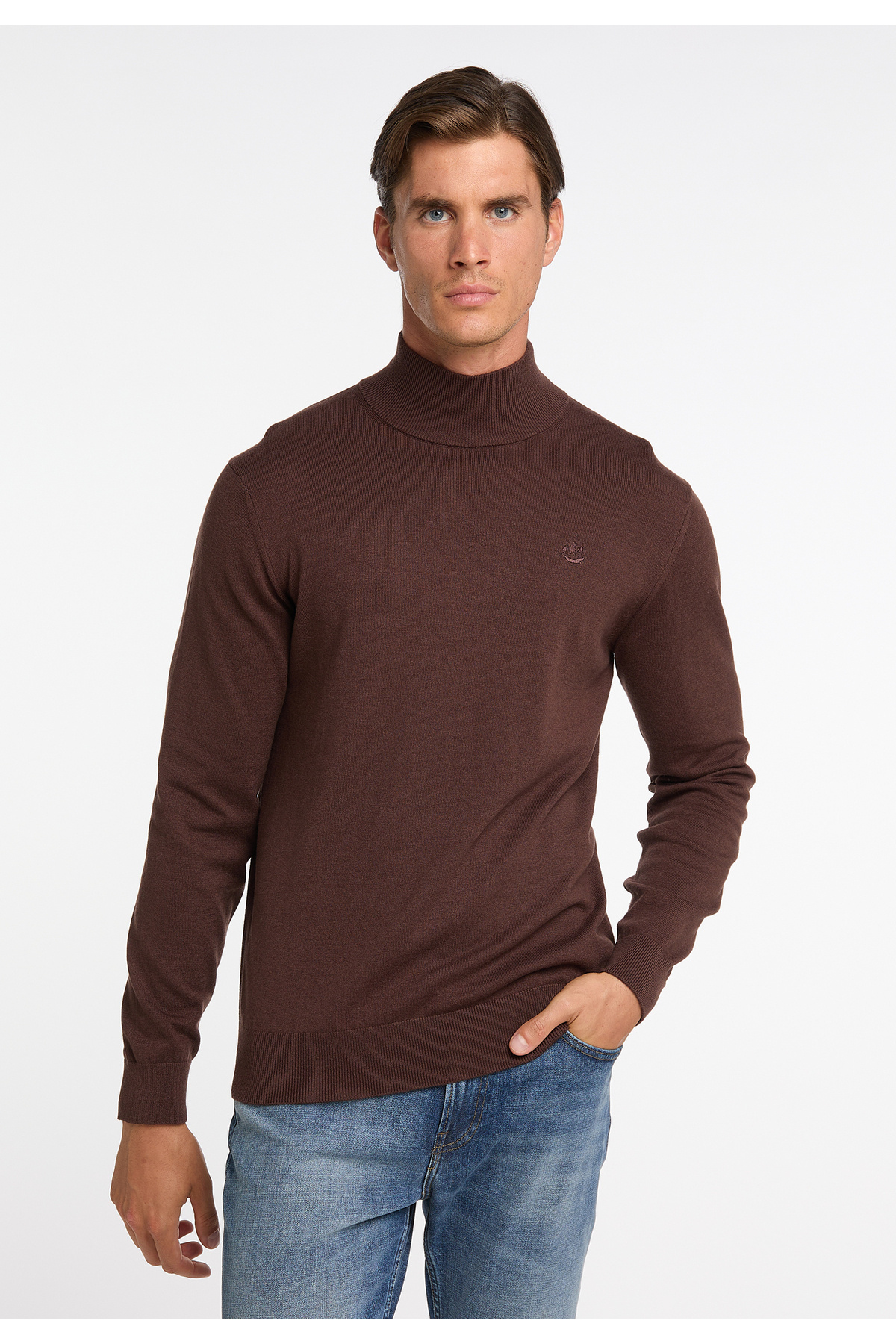Dreimaster-Basic Feinstrickpullover 3