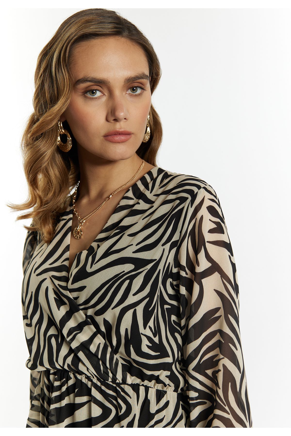 Faina-Rochie cu model zebră 5