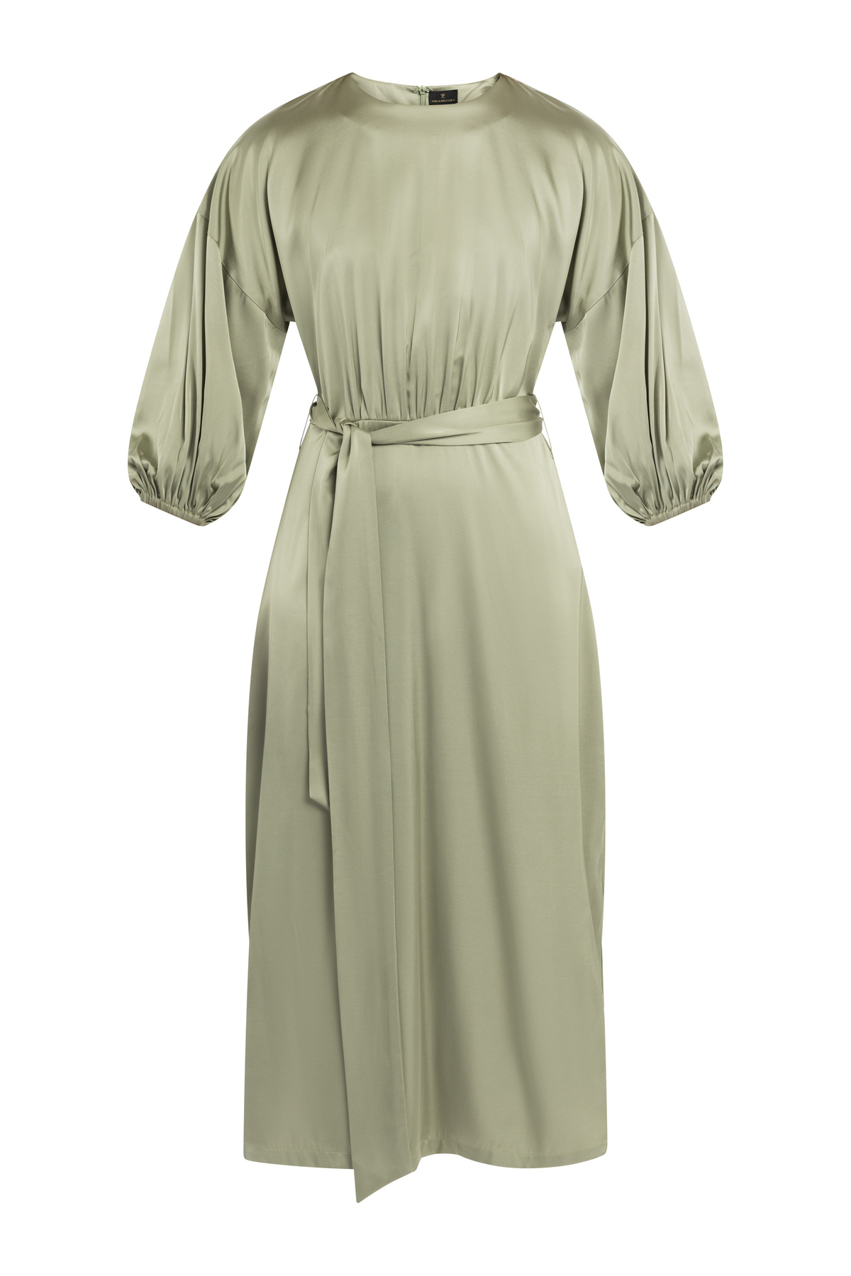 Dreimaster-Maxikleid Aus Satin 3