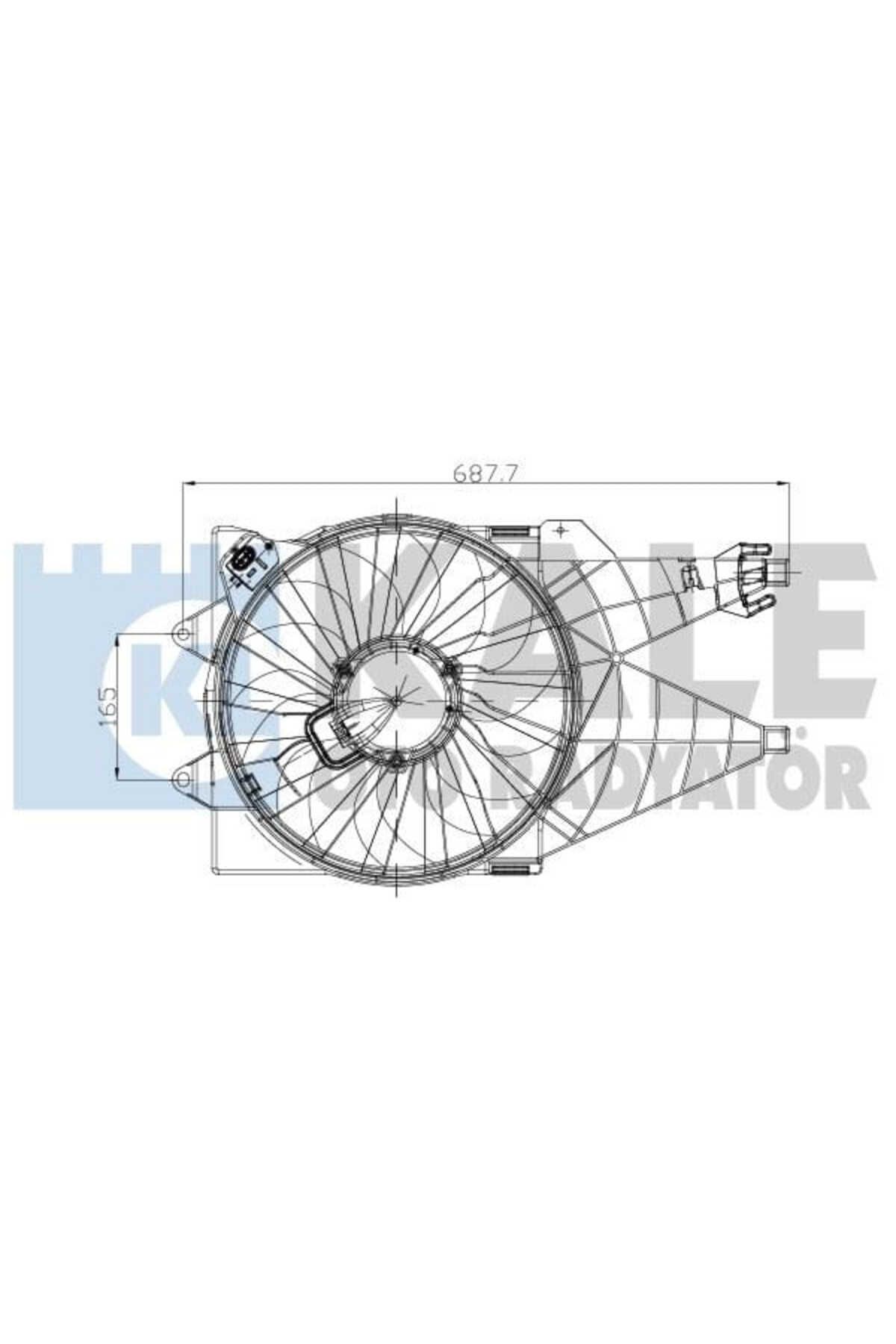 KALE 13501002 FAN MOTORU LINEA 07- 1.3 JTD 1.6 JTD NAC DAVLUMBAZL