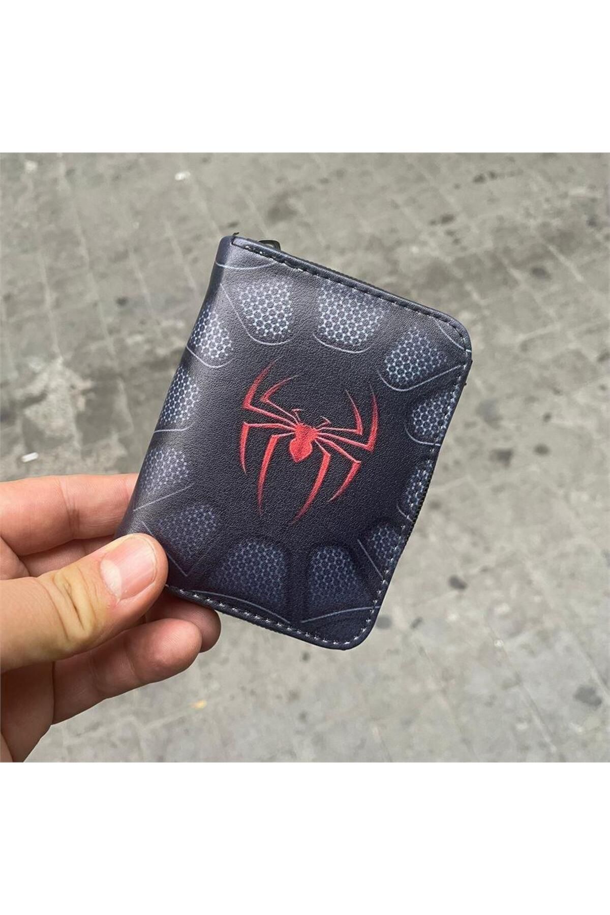 Köstebek-Black Spider Web Short Wallet 1