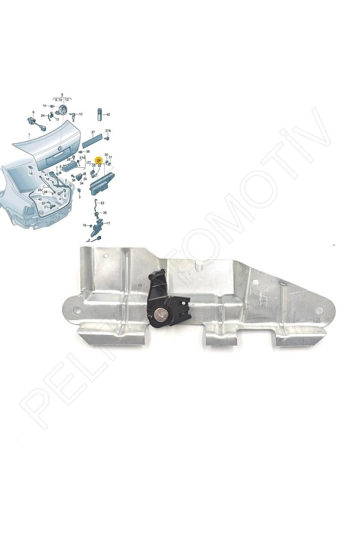 PELİTOTOMOTİV Passat Bagaj Kapak Kilit Motor Sacı 1j5827425f 1j5827567a (2000-2005)