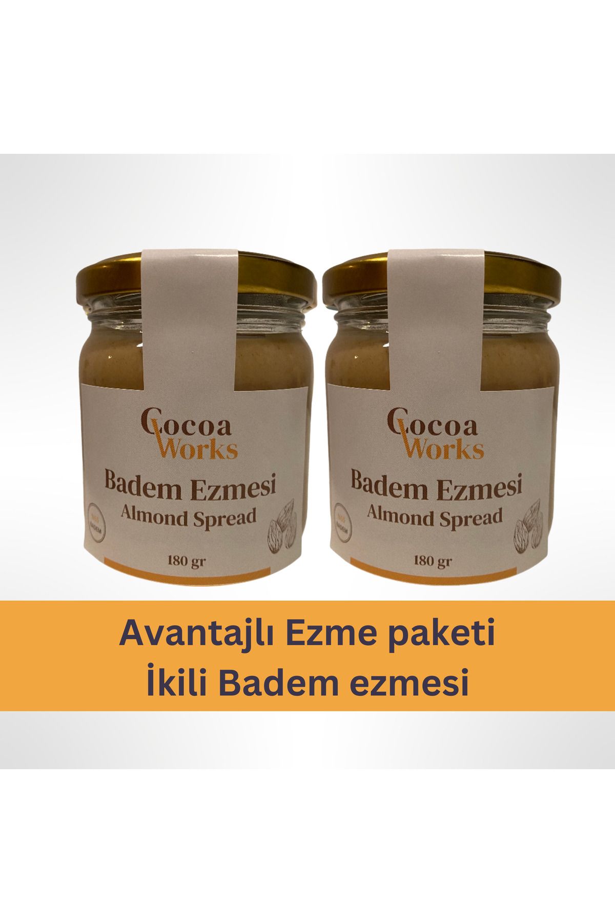 cocoa works İkili Badem Ezmesi Avantaj Paket