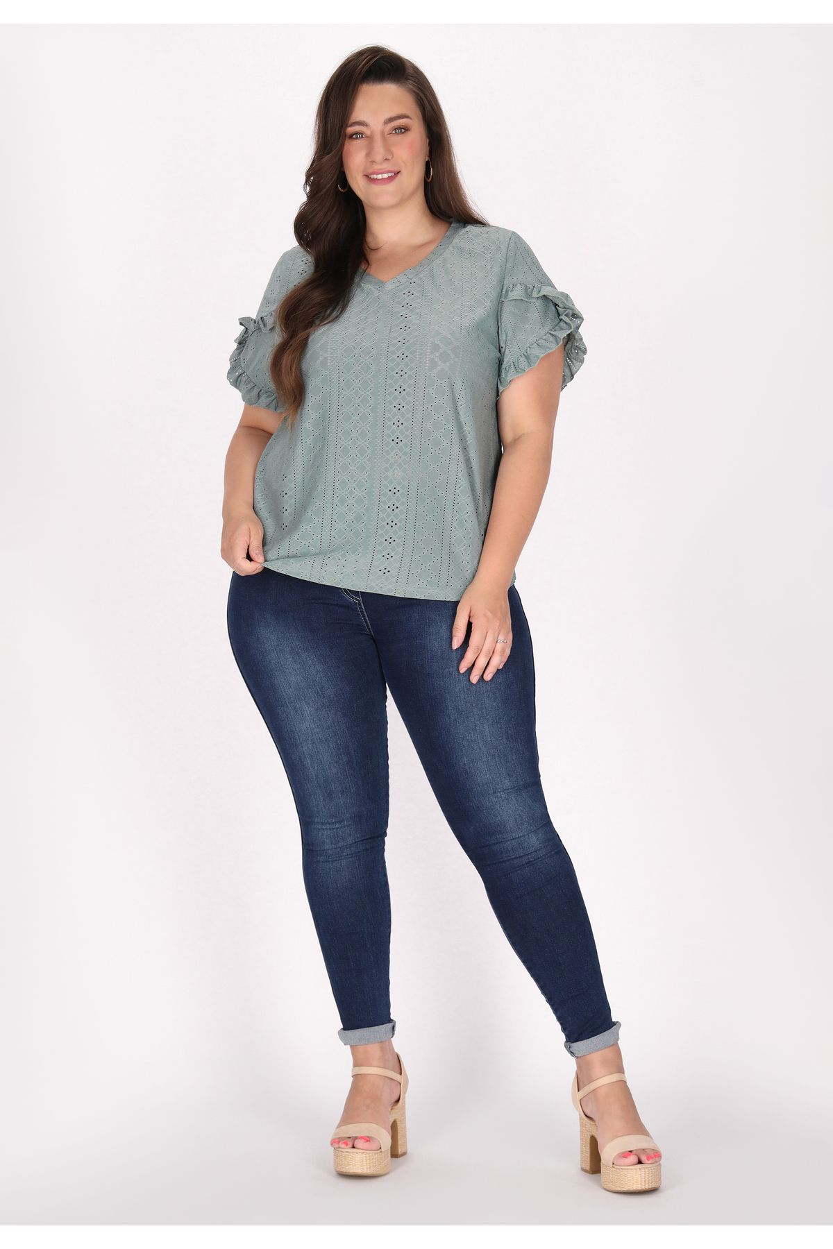 USHA-Plus Size blouse 1