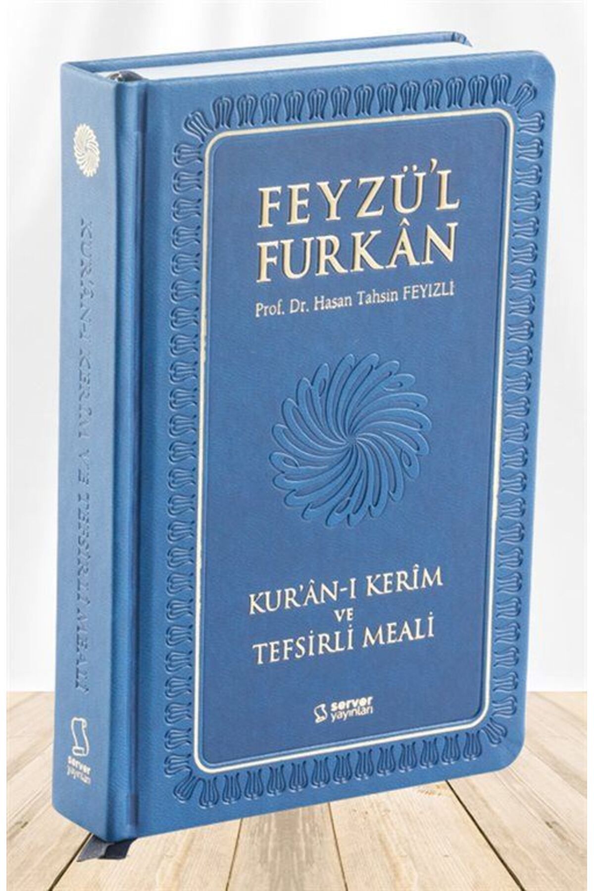 Server Yayınları Feyzü'l Furkan Kur'ân-ı Kerîm Ve Tefsirli Meali (ORTA BOY-CİLTLİ) Lacivert Kod 206 & Karşılıklı M...