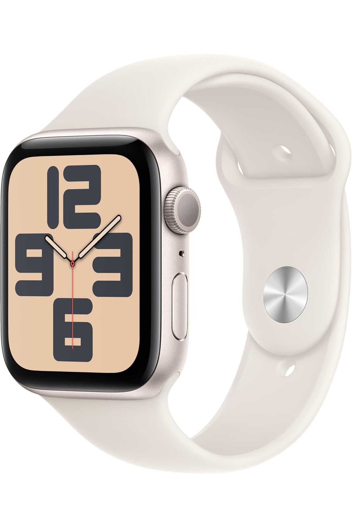 Apple-Watch SE GPS 40mm Starlight Aluminium Case with Starlight Sport Band - S/M 1