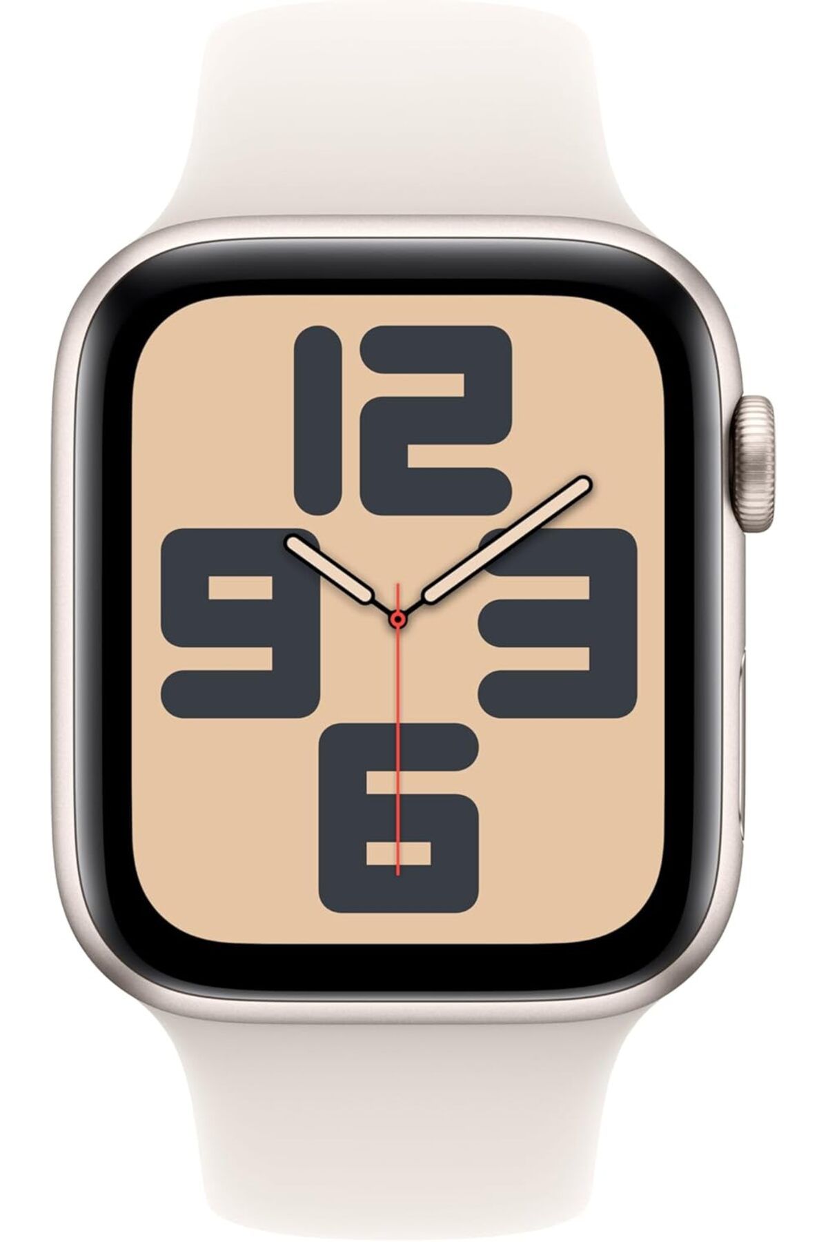 Apple-Watch SE GPS 40mm Starlight Aluminium Case with Starlight Sport Band - S/M 2