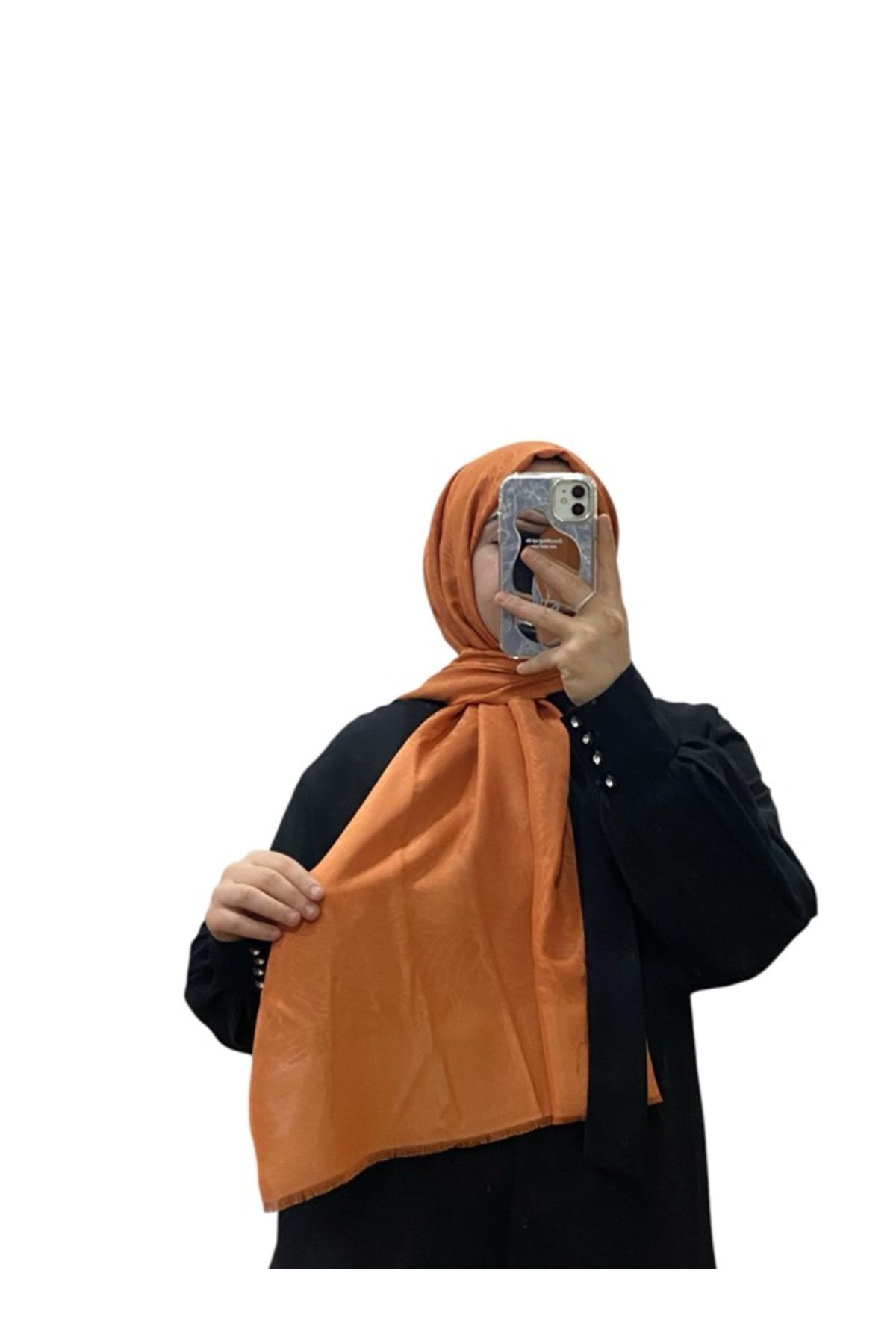 Armine-Shawl - Orange 2