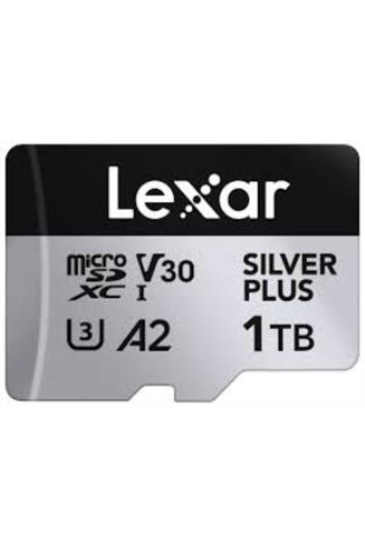 Lexar 1TB Silver Plus 205mb 4K V30 UHSI Micro SD Hafıza Kartı