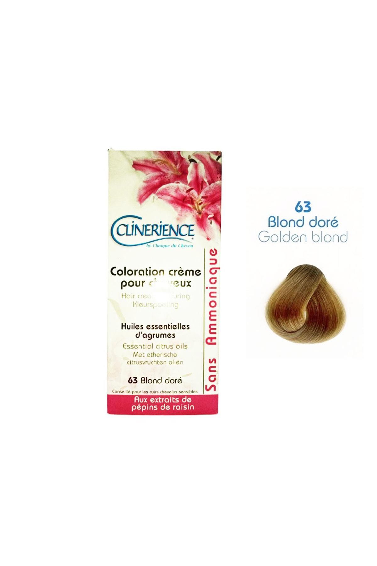 Clinerience Doğal Saç Boyası 63 - Altın Sarı